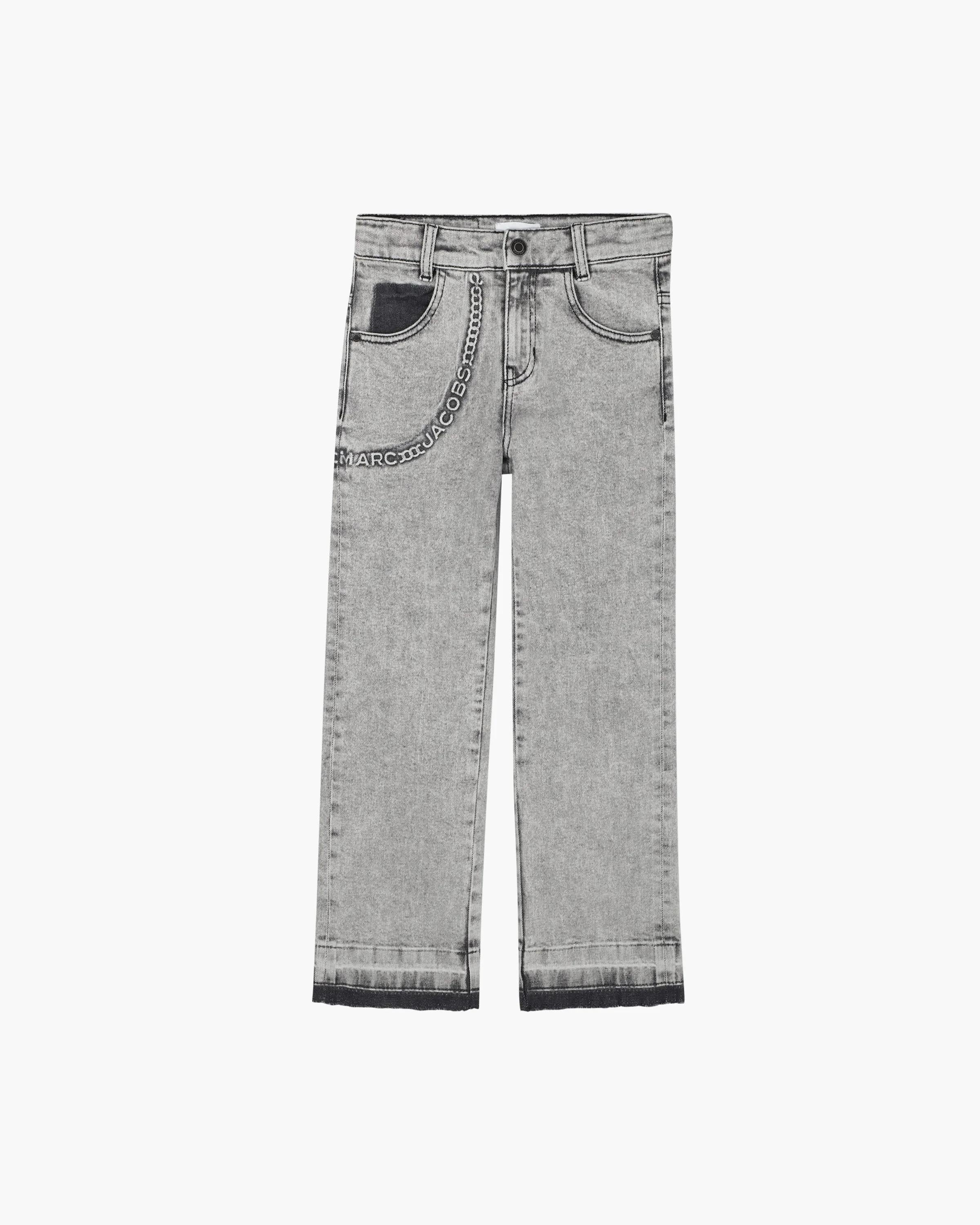 The Trompe Loeil Chain Jeans