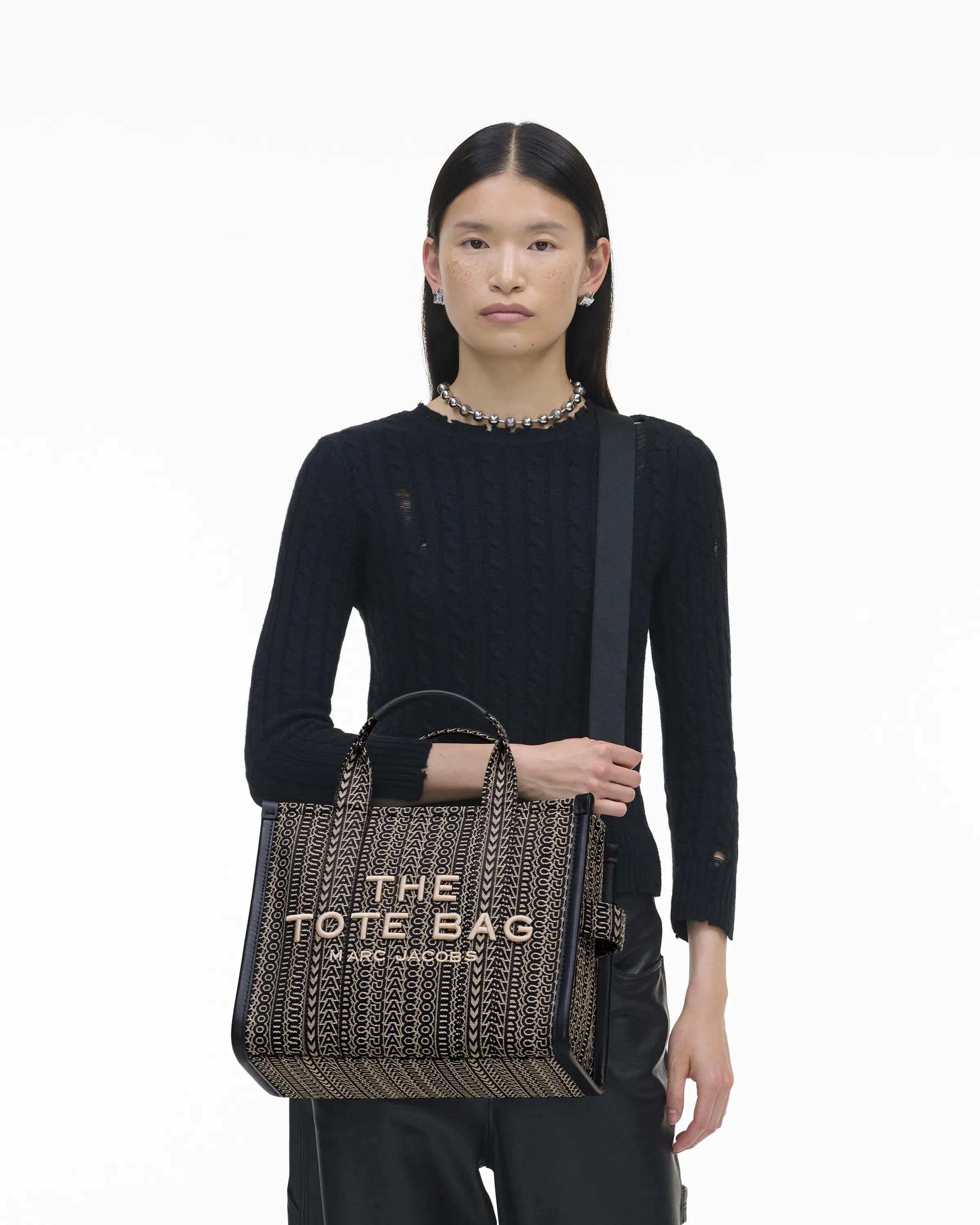 The Monogram Jacquard Medium Tote Bag