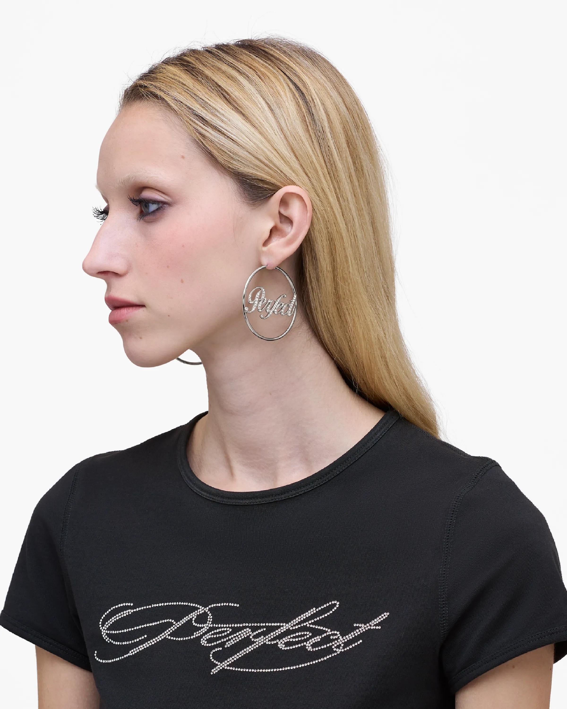 The Perfect Pave Hoop Earrings