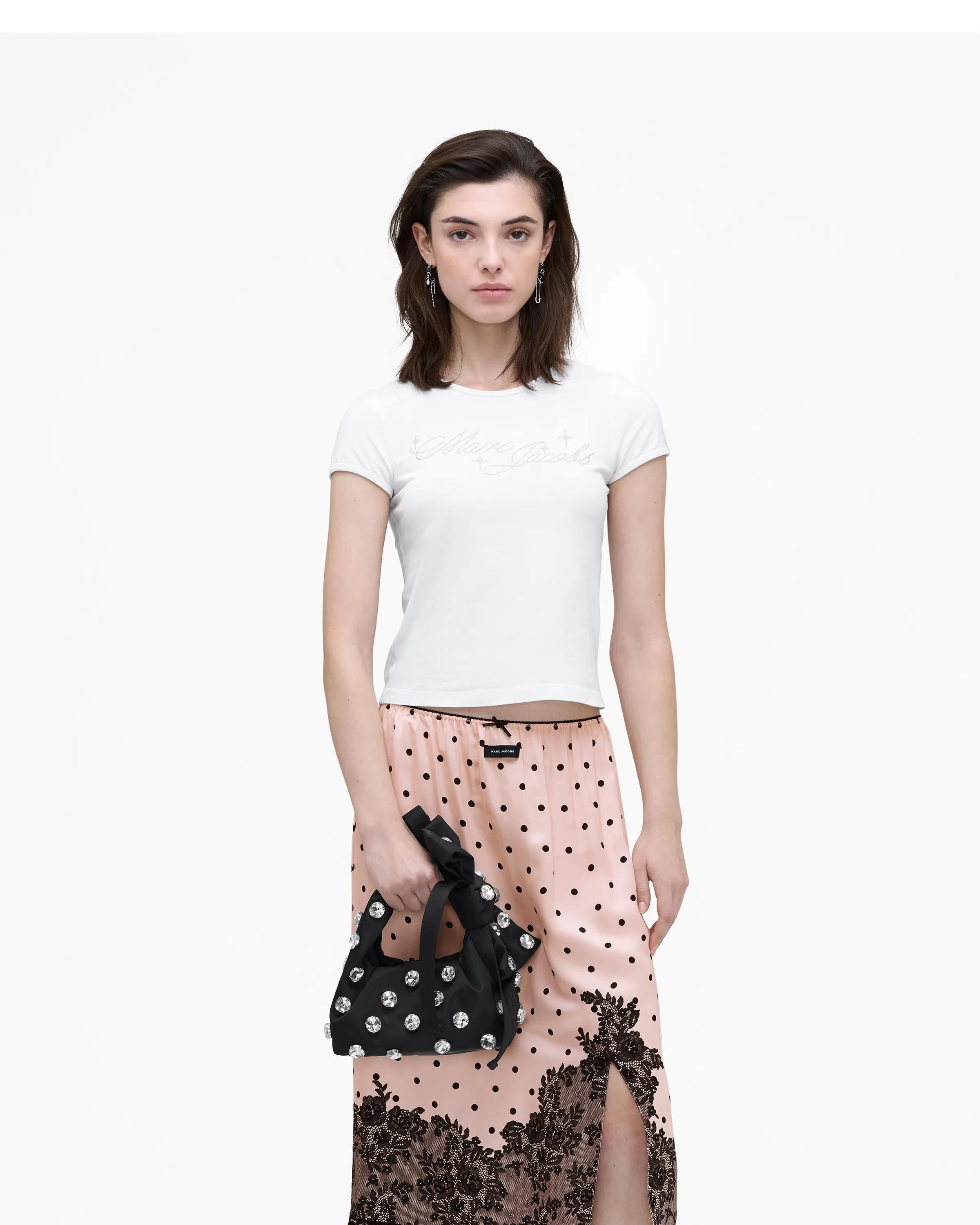 The Gem Nylon Bow Mini Sack Bag