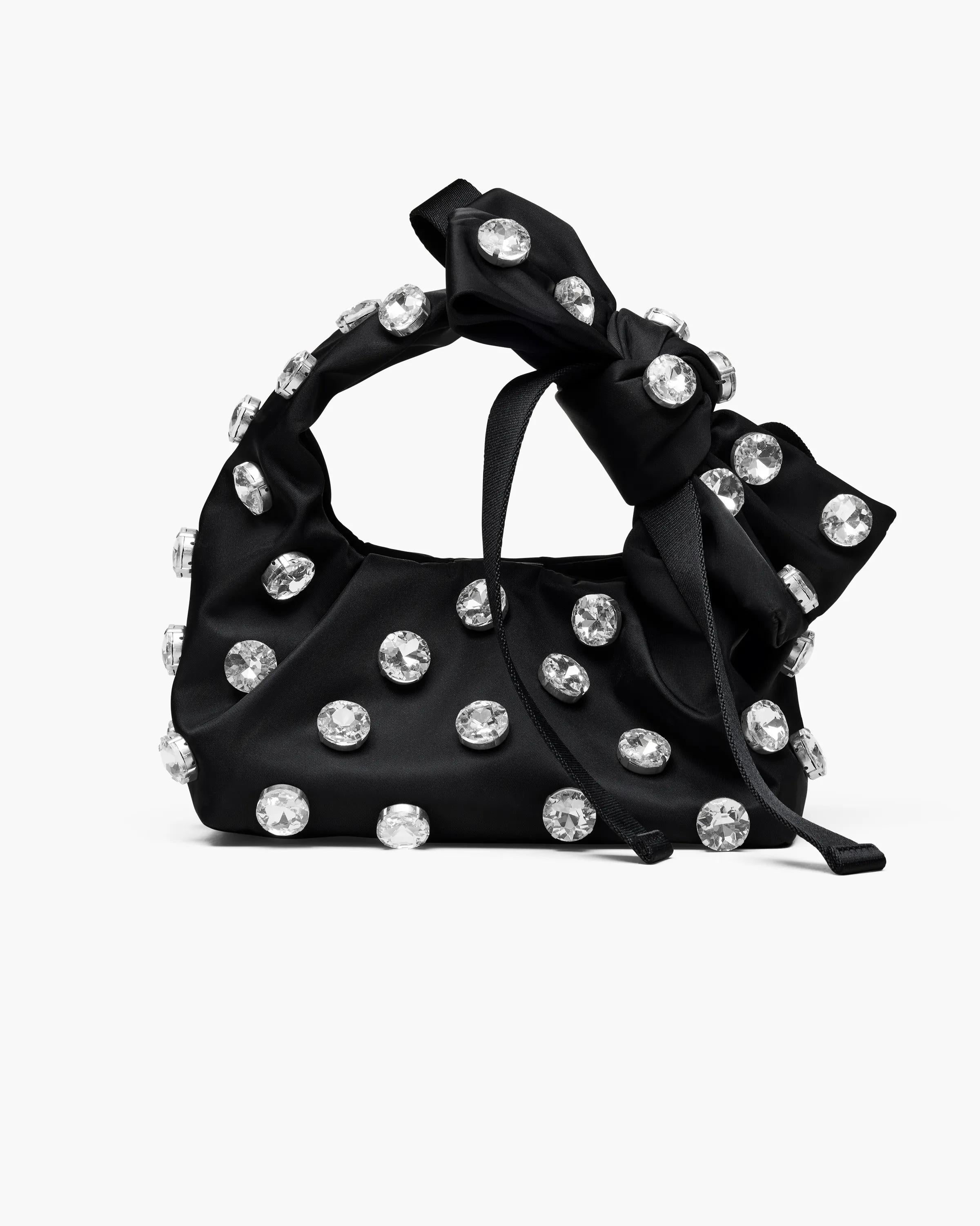 The Gem Nylon Bow Mini Sack Bag