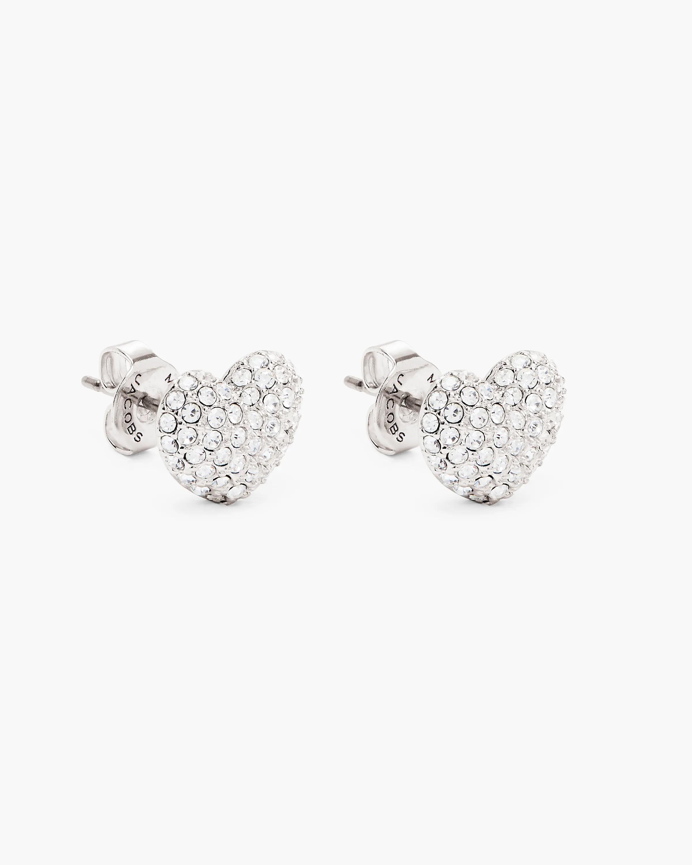 The Heart Pave Earrings