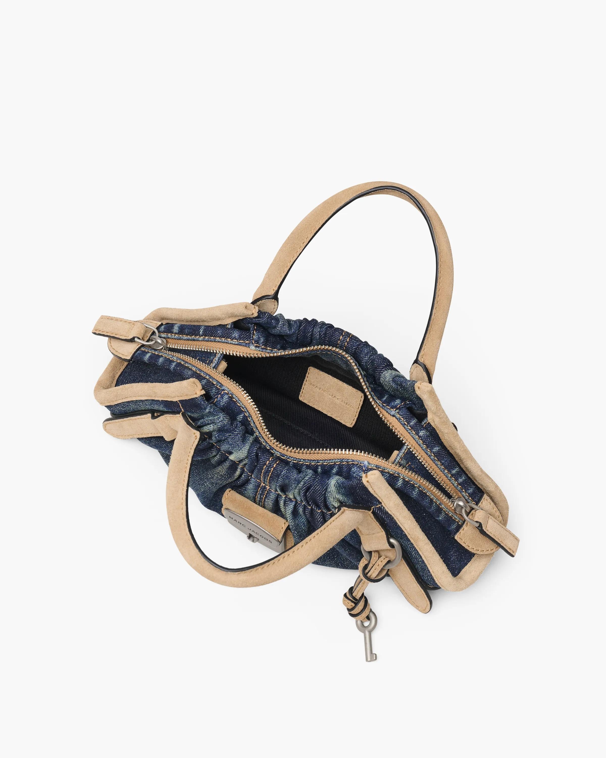 The Denim Suede Cristina Small Satchel