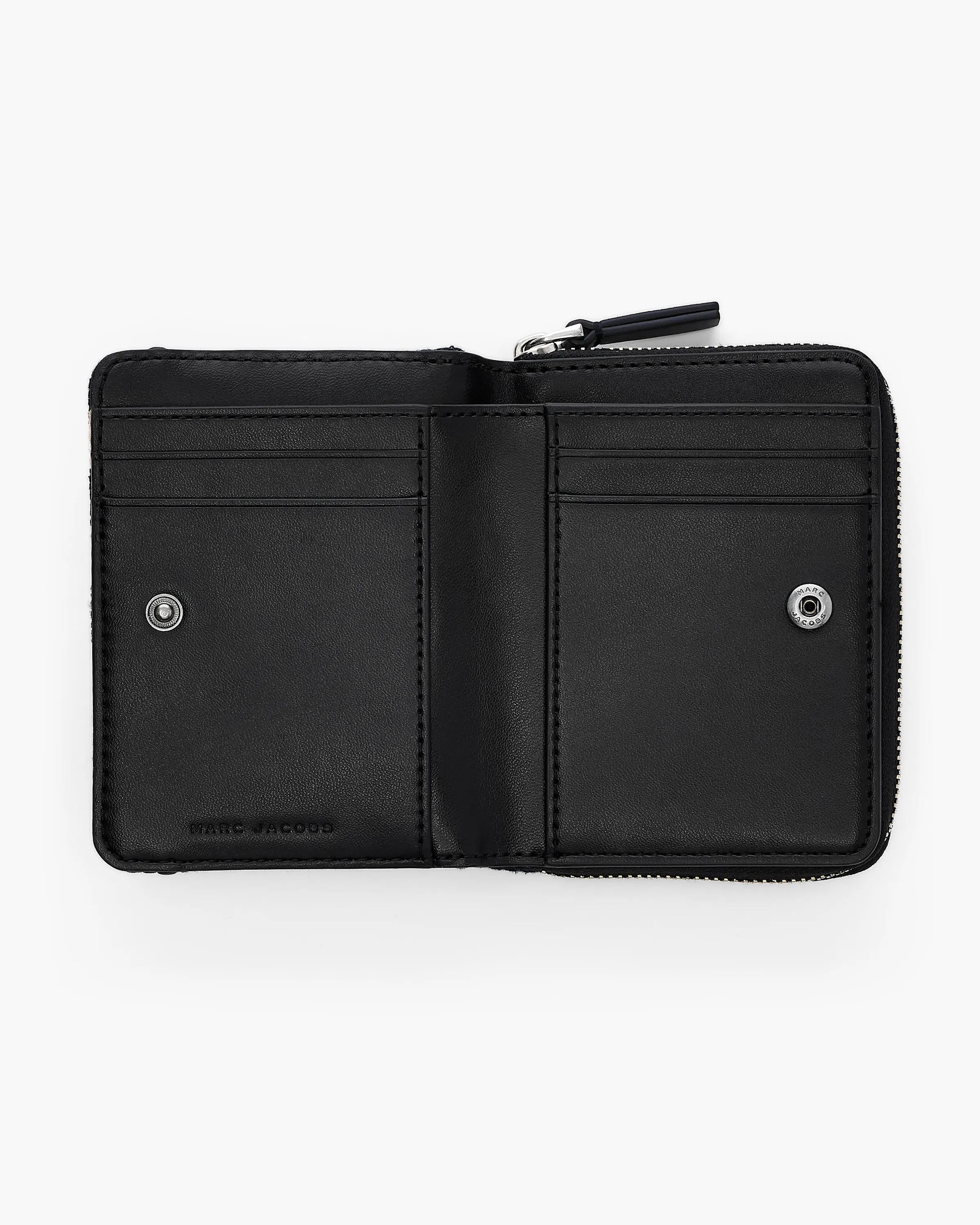 The Stripe Canvas Mini Compact Wallet