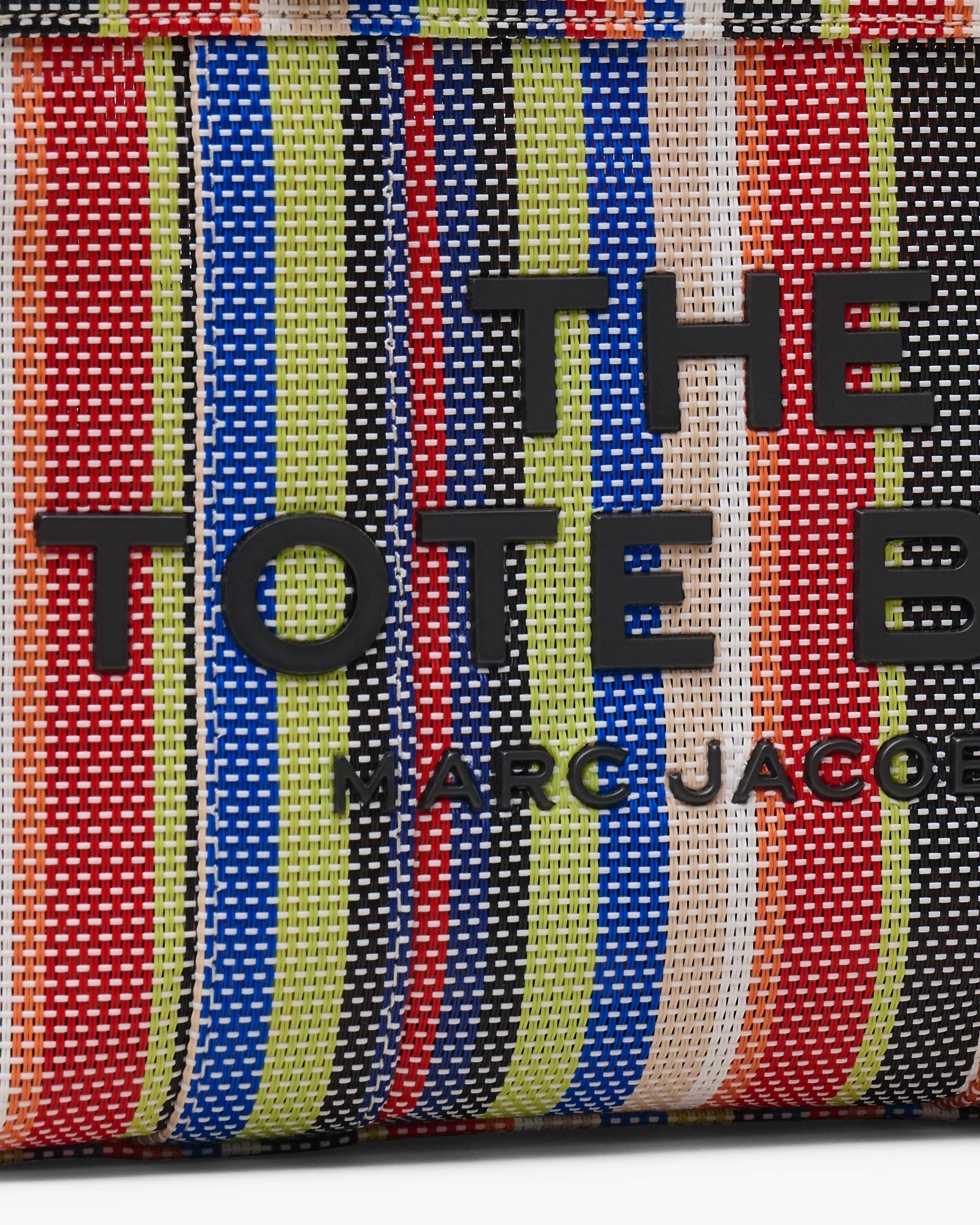 The Stripe Mesh Small Tote Bag