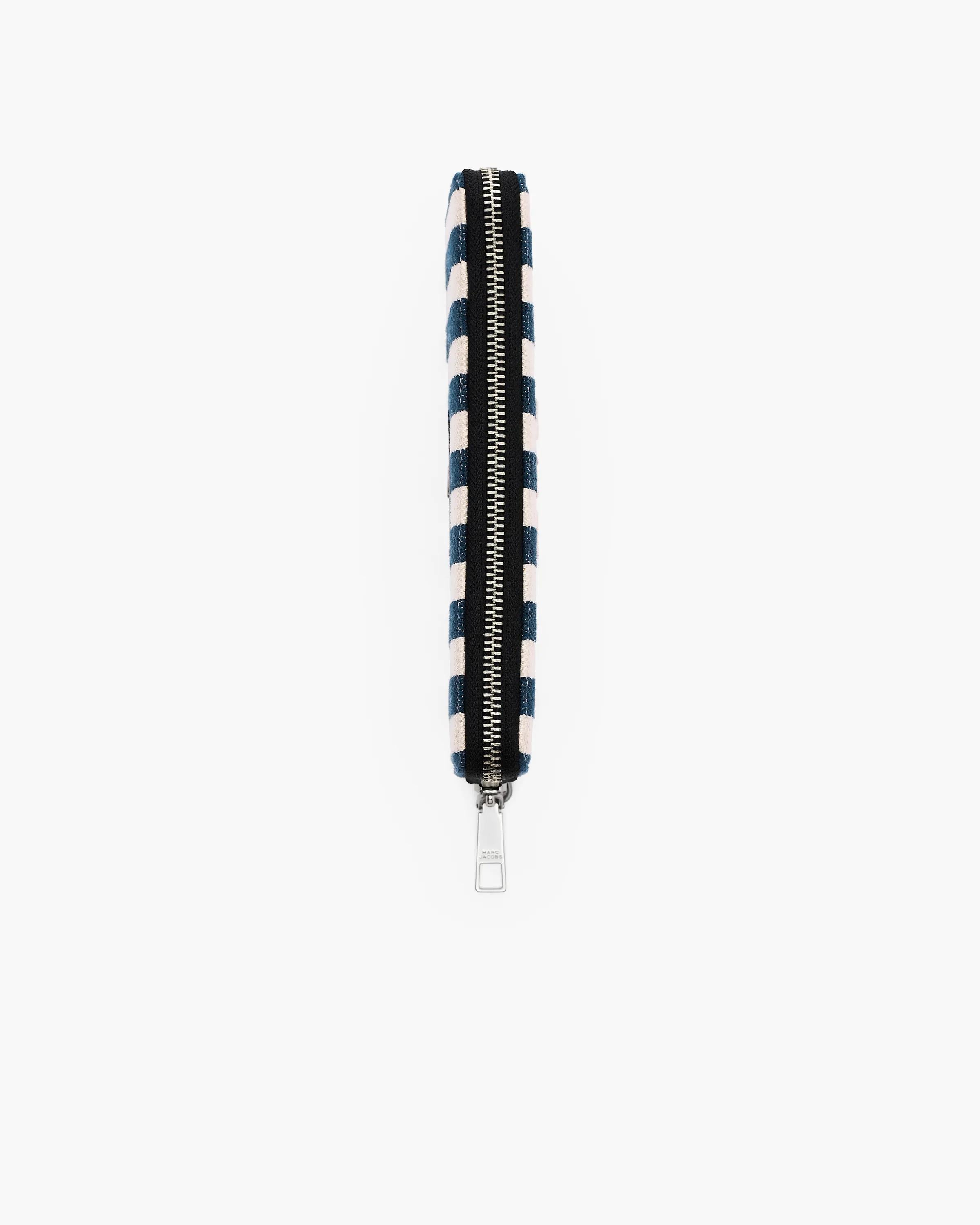 The Stripe Canvas Continental Wallet