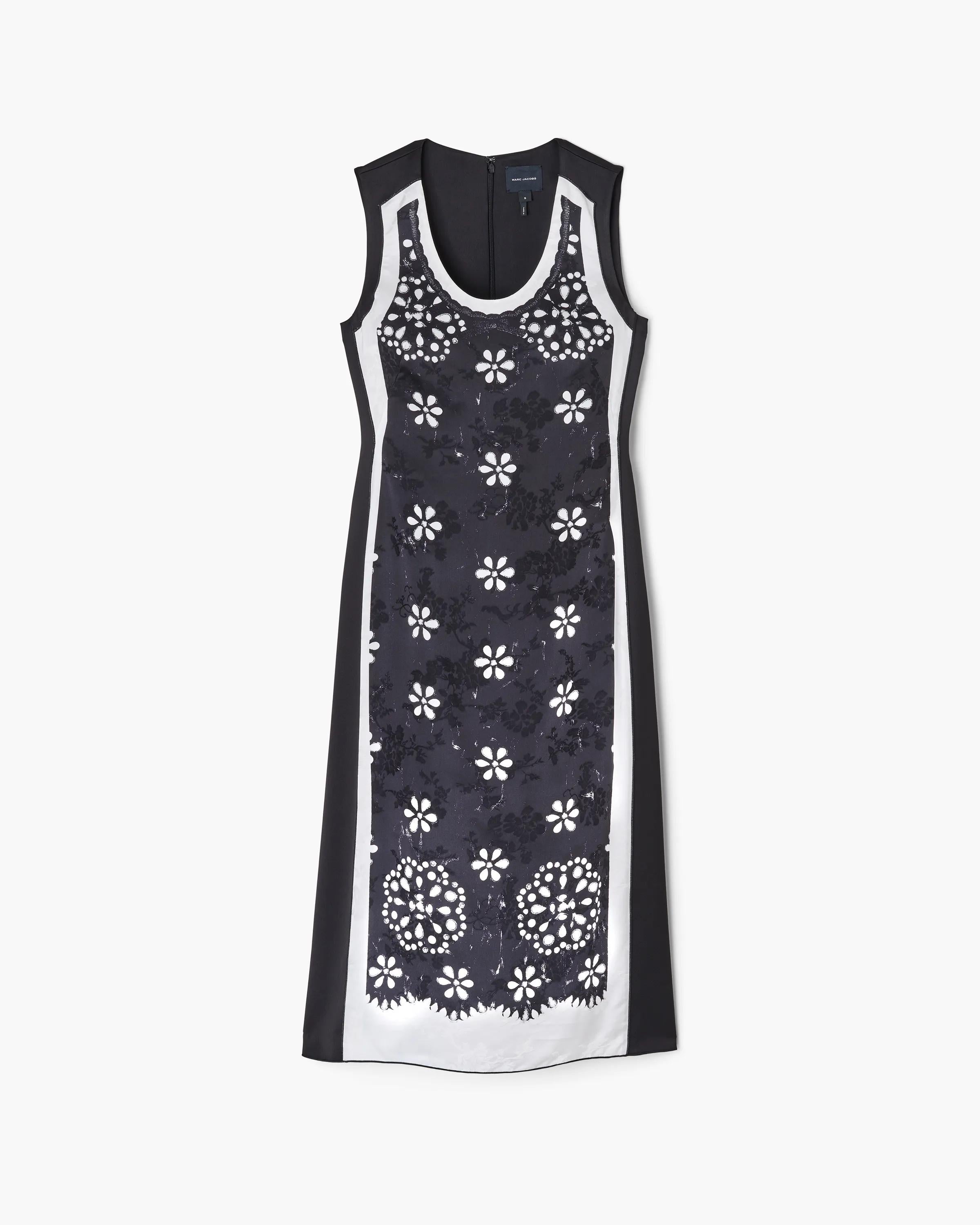 Trompe L'Oeil Eyelet Dress