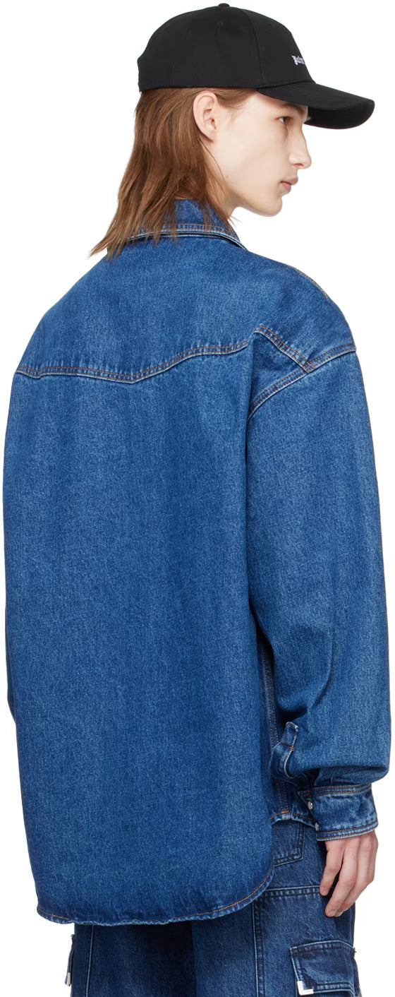 Blue Monogram Denim Shirt