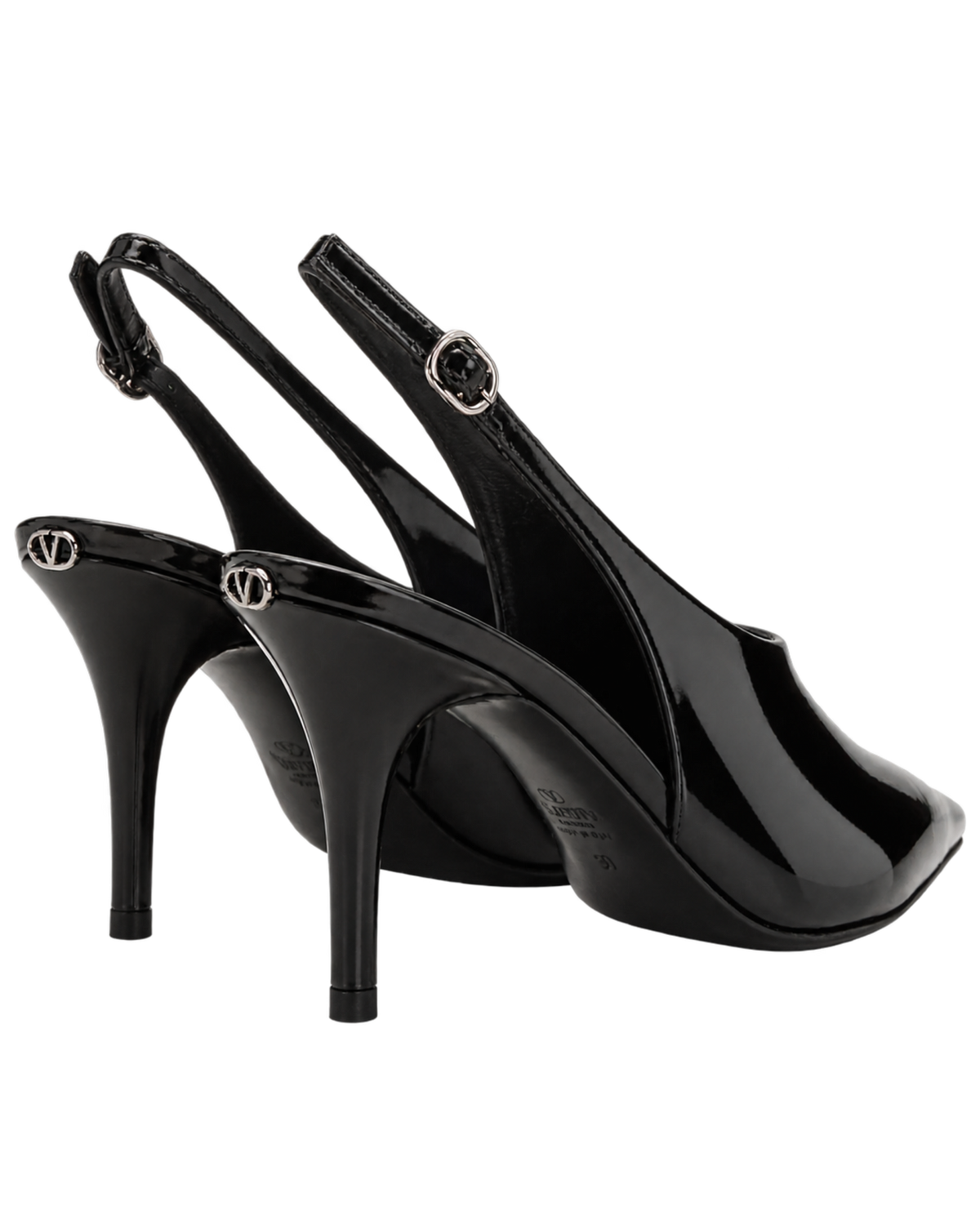 Valentino Garavani Black Sling Pump