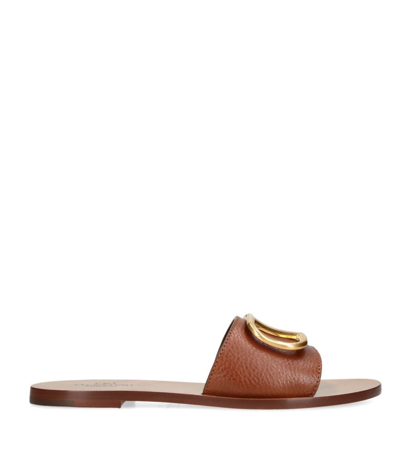 Jacquemus Valentino Garavani Leather Vlogo Slides - Size: UK 2 Slides | Shop From The Mirage