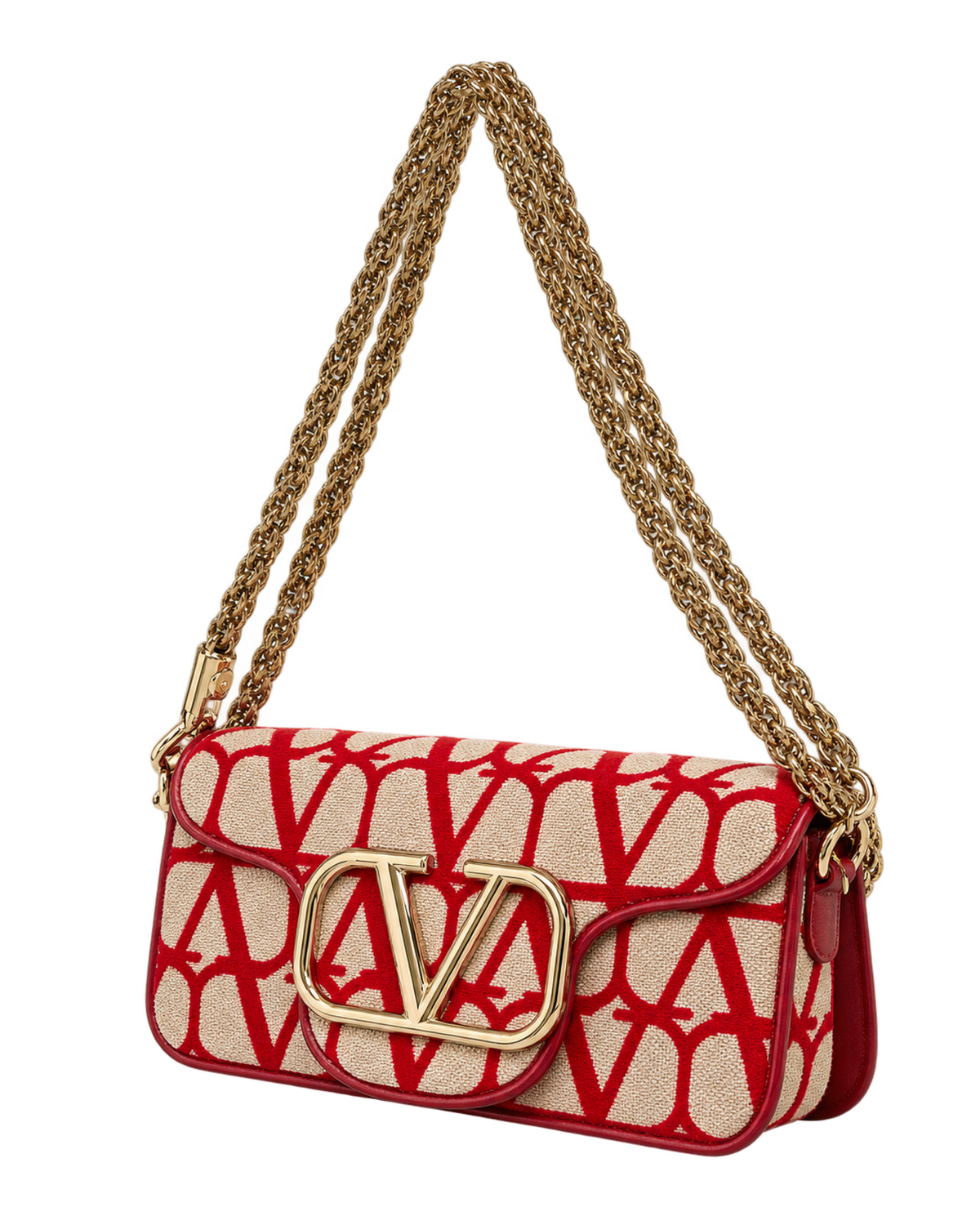 Valentino Garavani Monogram logo-plaque shoulder bag