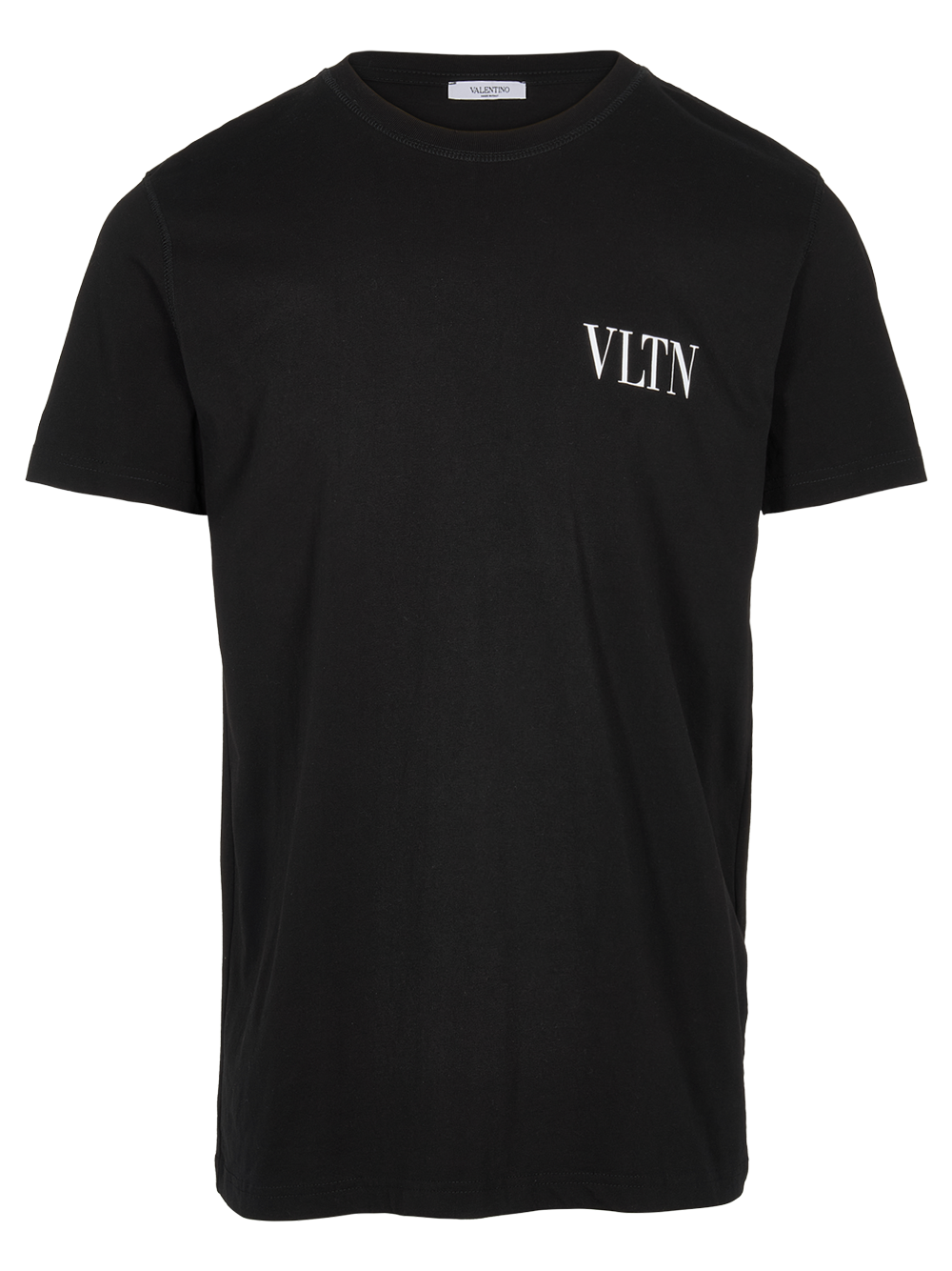 Valentino Small VLTN Logo T-Shirt in Black