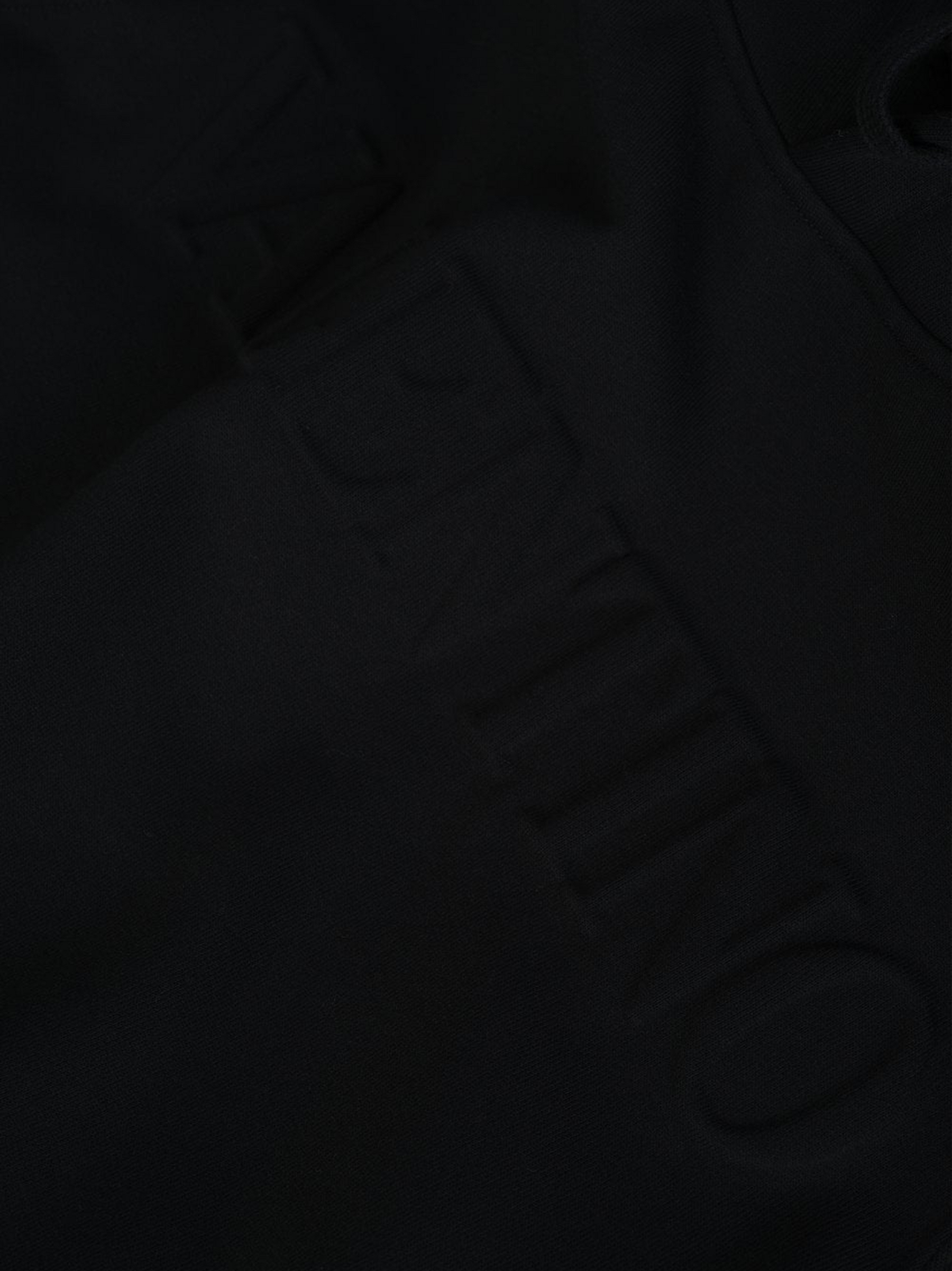 Valentino Embossed Logo Hoodie in Black