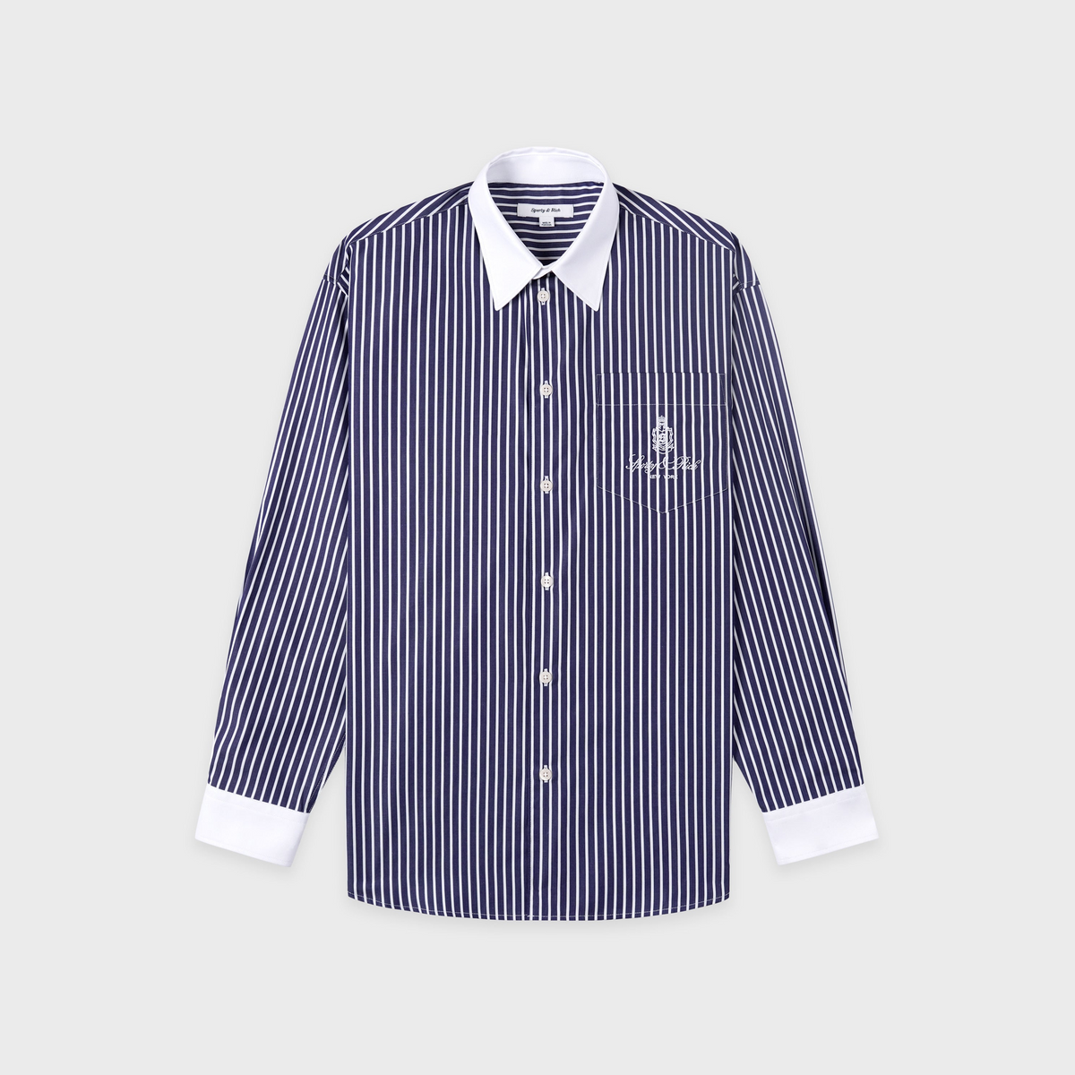 Vendome Oversized Shirt - Blue Striped