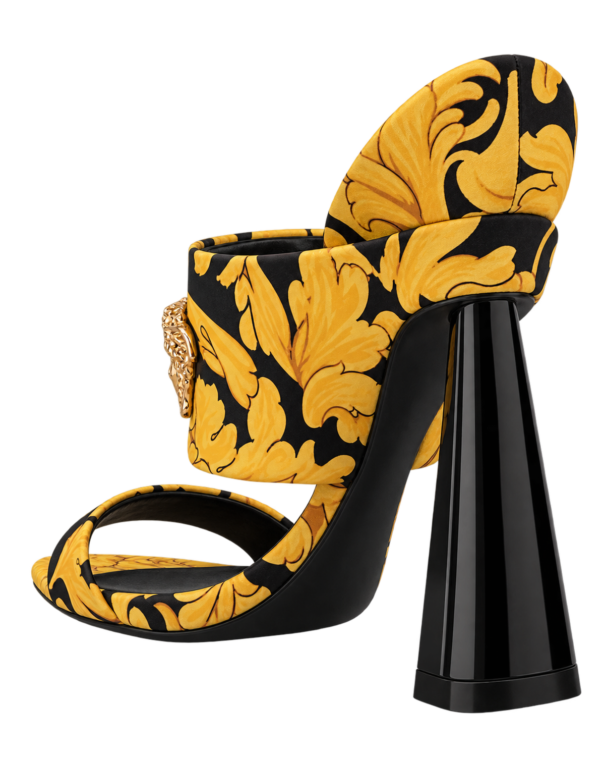 Versace Barocco Print Medusa Head Heeled
