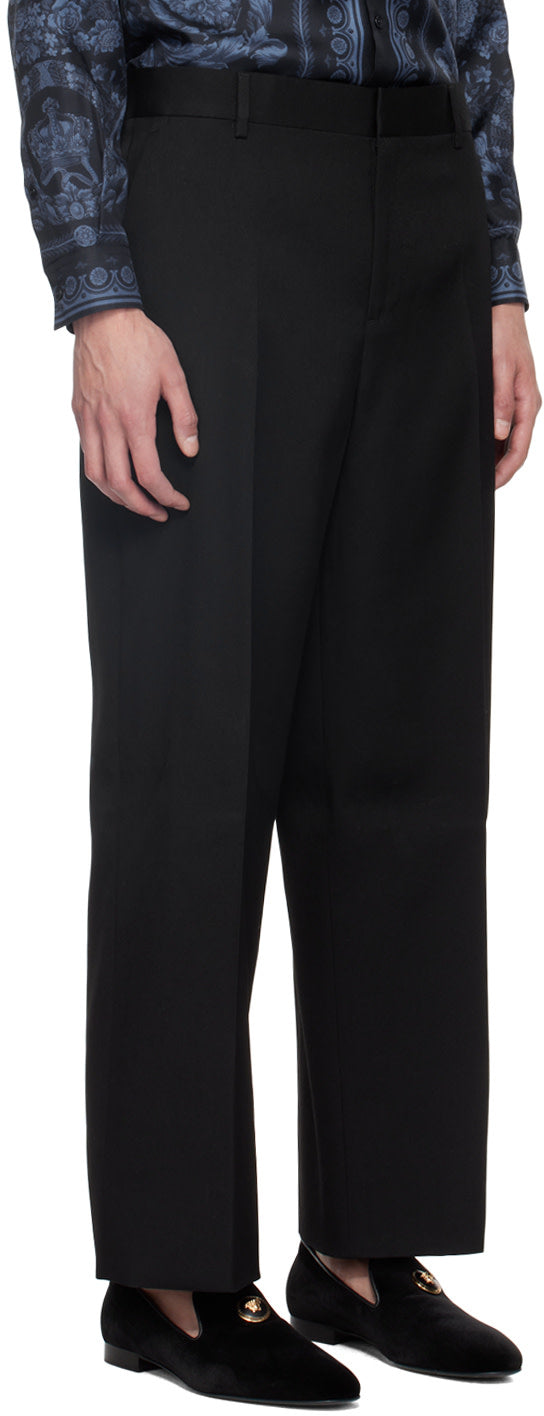 Versace Black Formal Trousers
