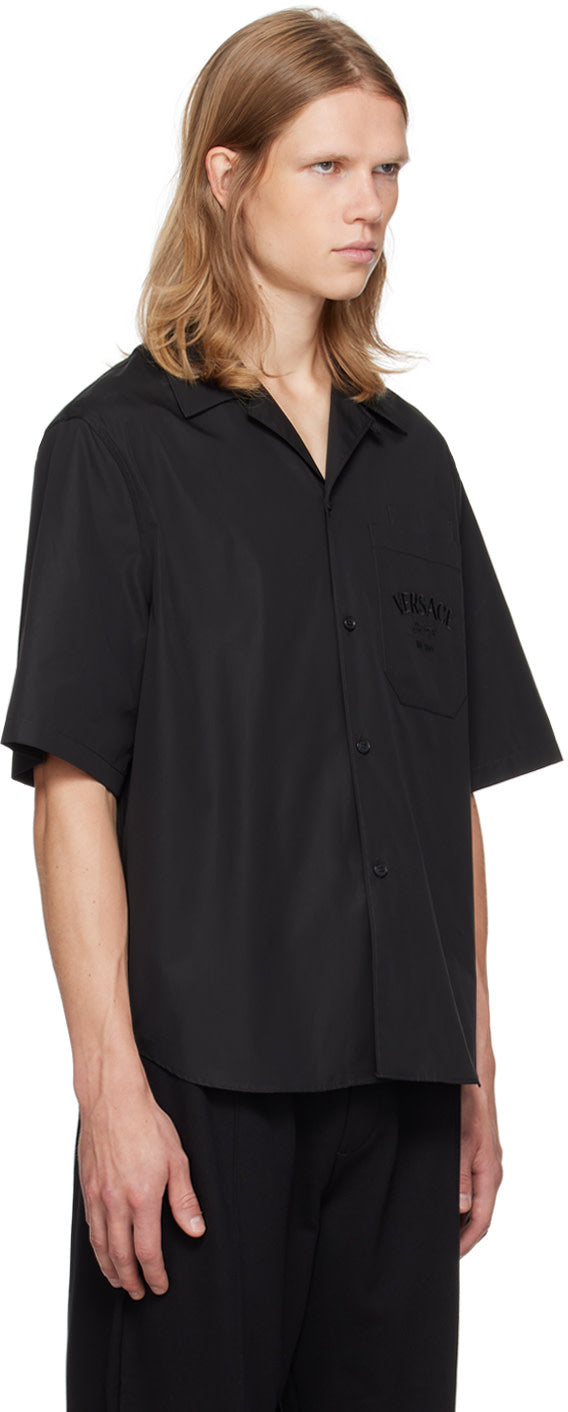 Versace Black 'La Coupe Des Dieux' Shirt