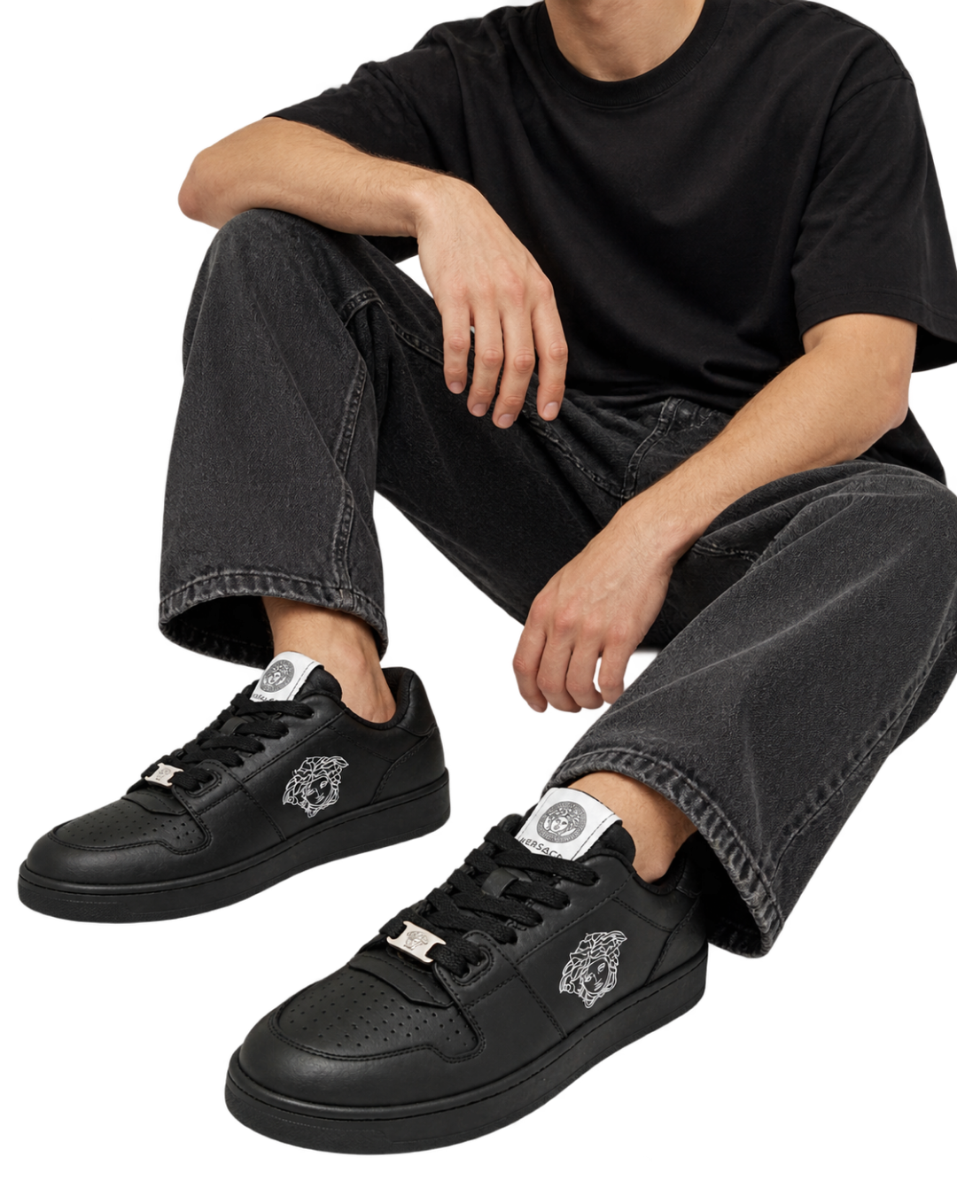 Versace Medusa-print sneakers