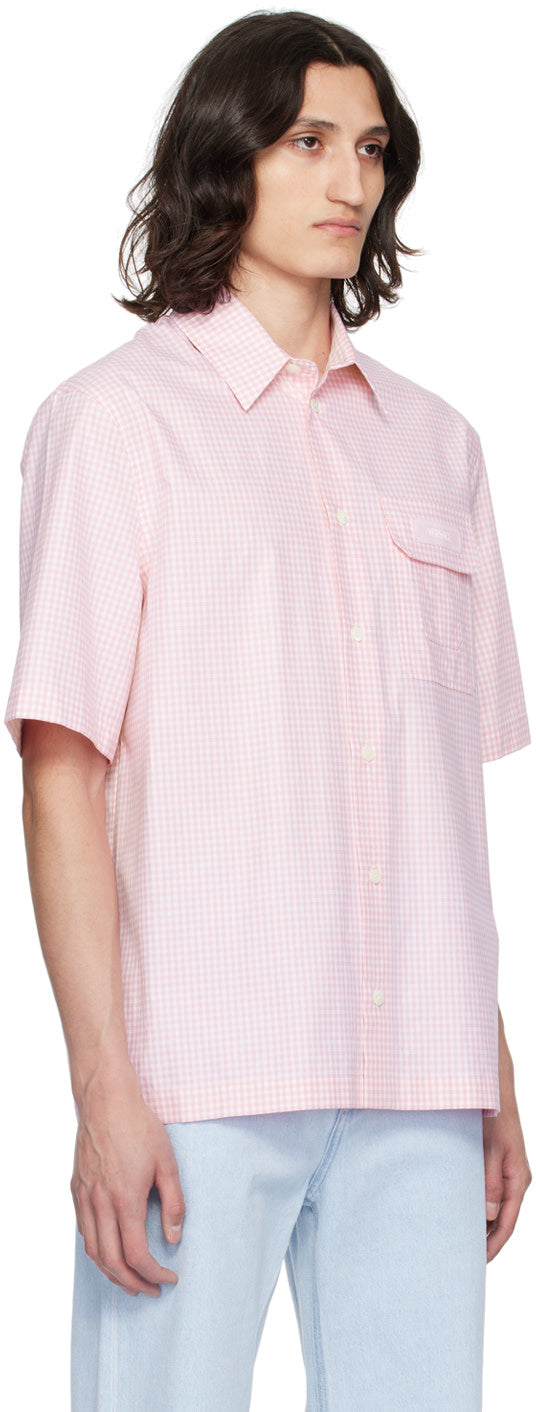 Versace Pink Contrasto Shirt