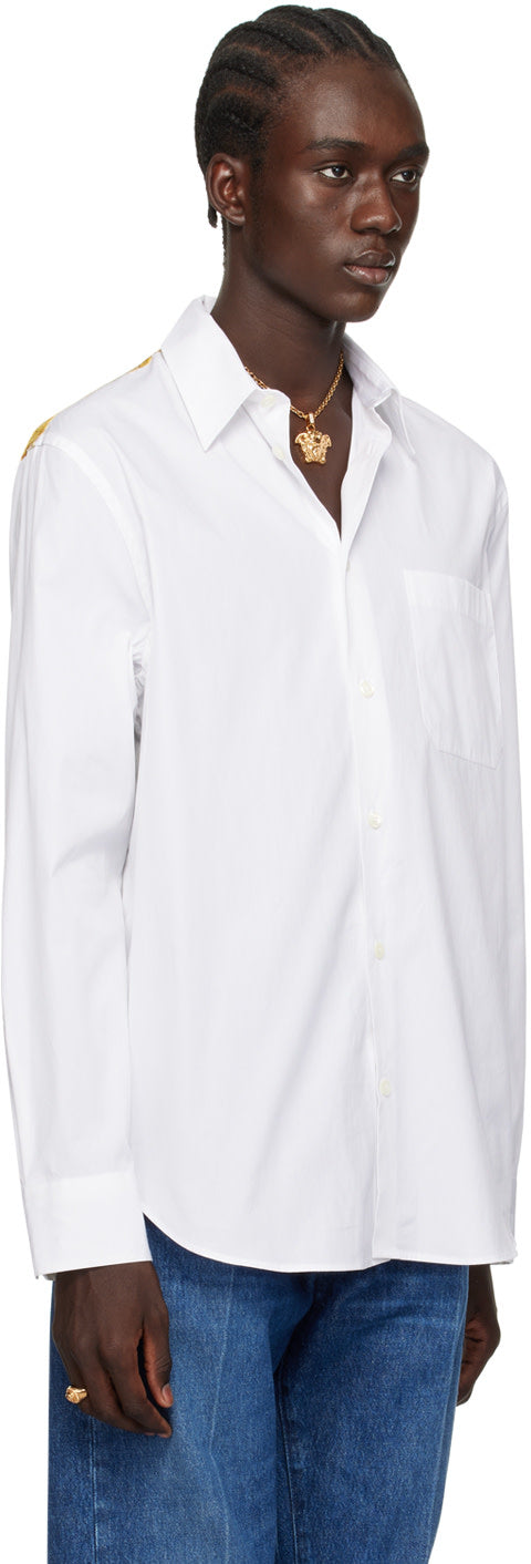 Versace White Barocco Shirt