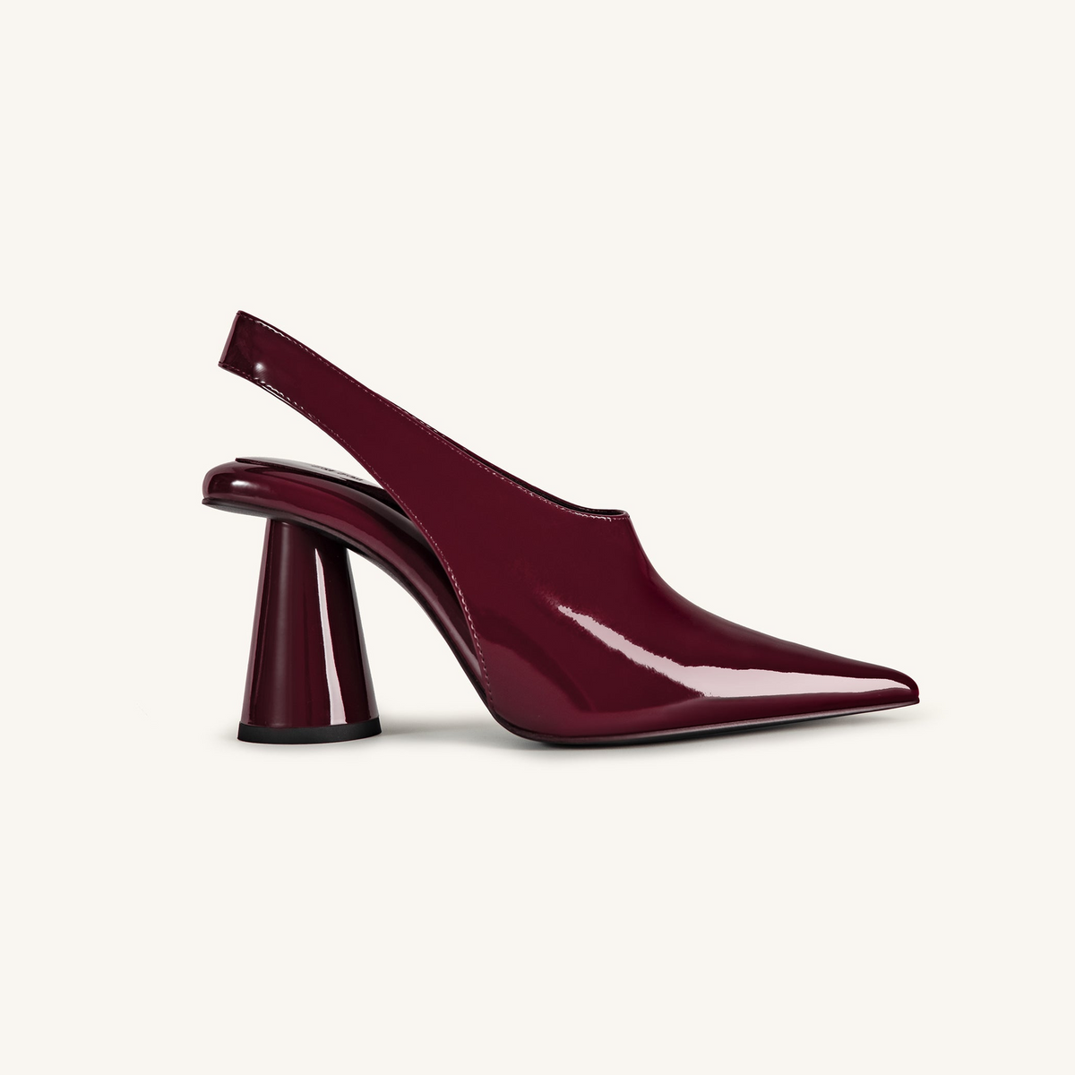 Vivovr High Heel Pumps - Burgundy