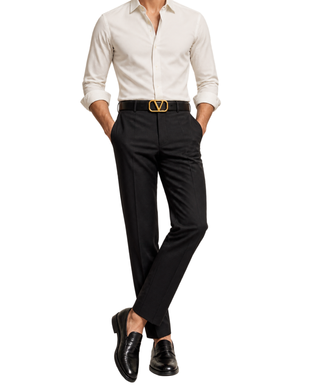 VLogo Signature Calfskin Belt