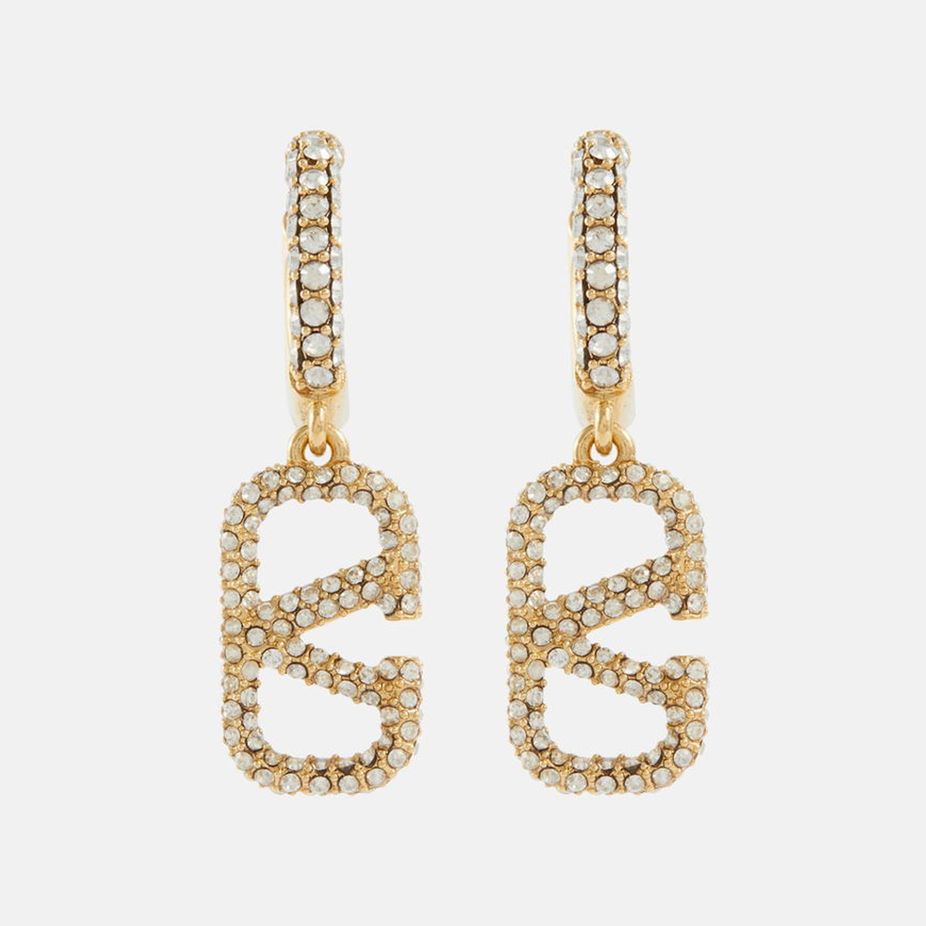 VLogo Signature Embellished Earrings