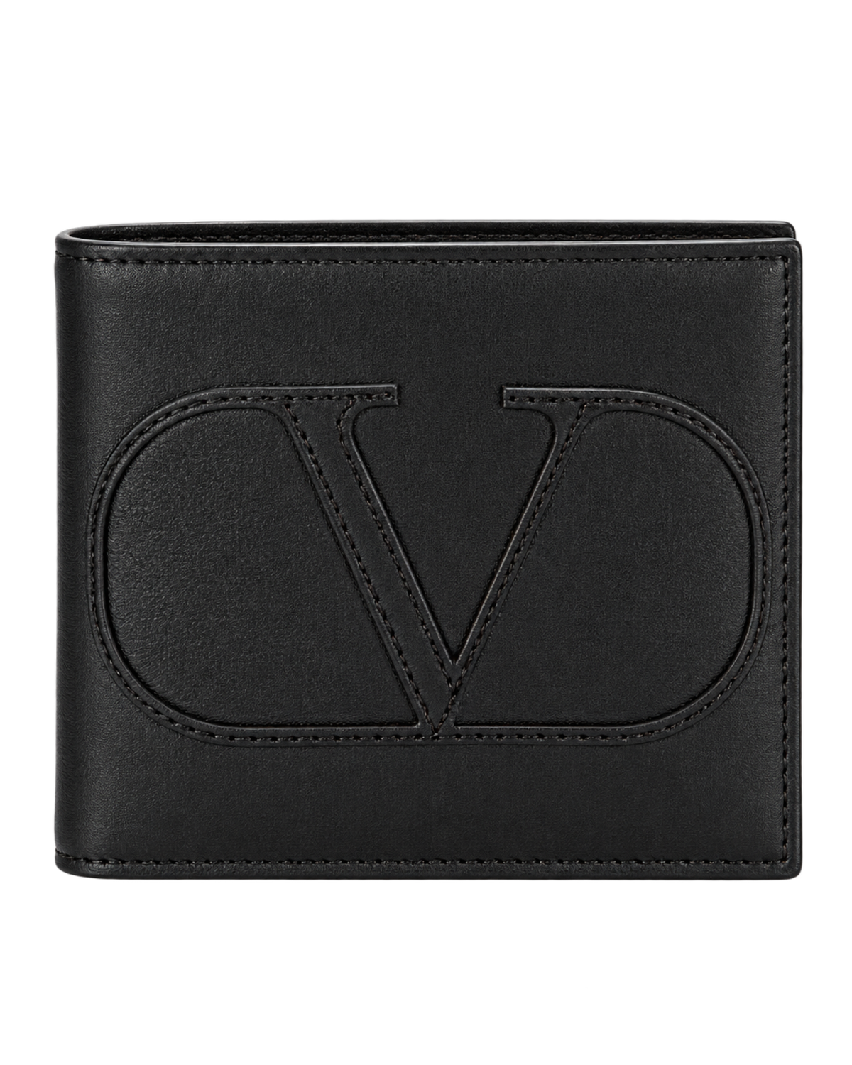 VLogo Signature XL calfskin leather wallet