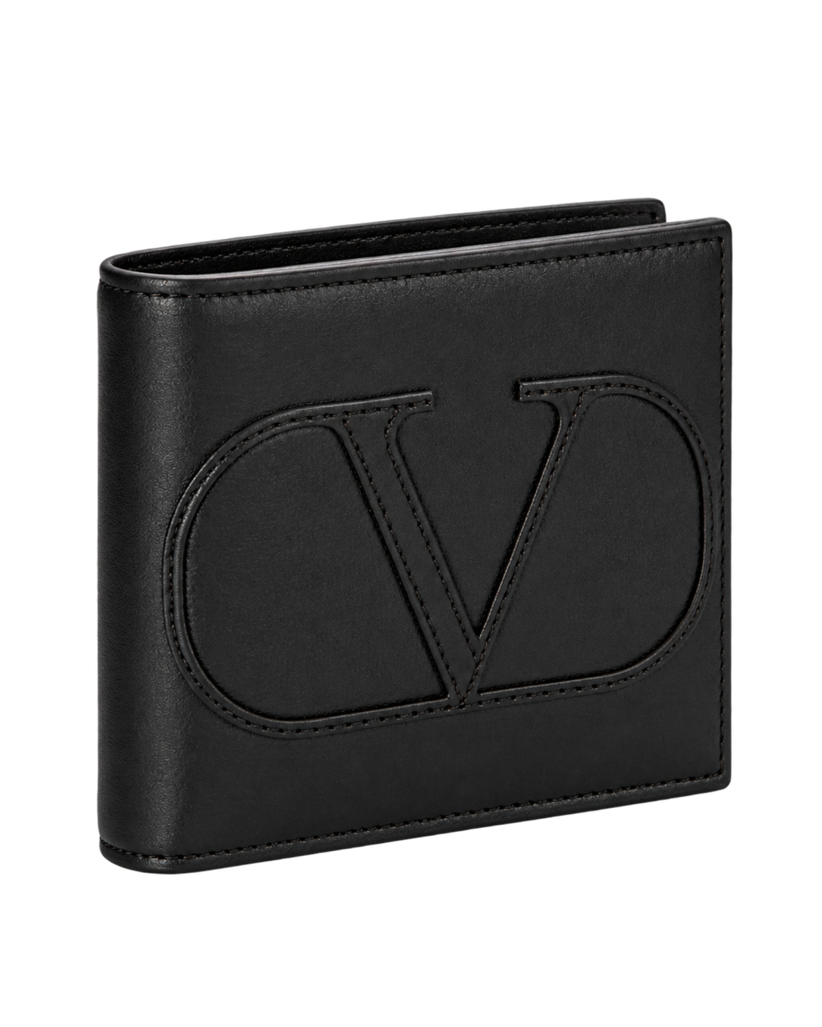 VLogo Signature XL calfskin leather wallet