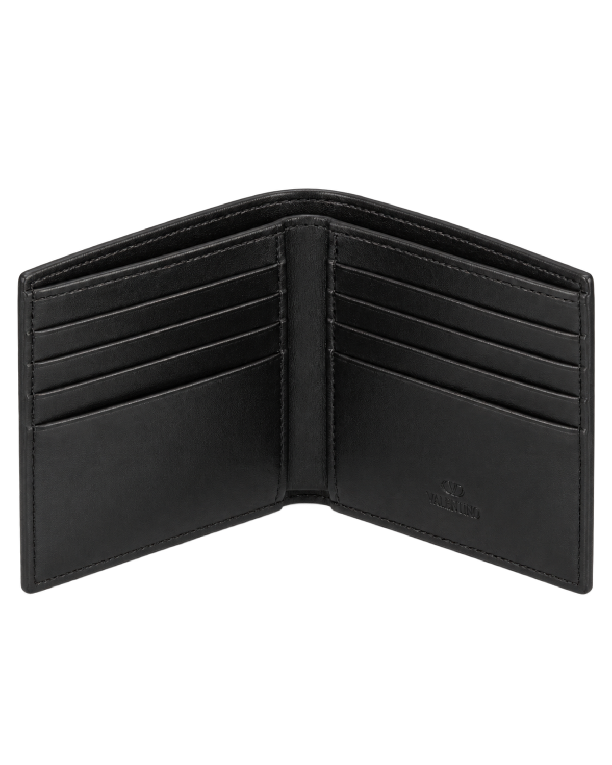 VLogo Signature XL calfskin leather wallet