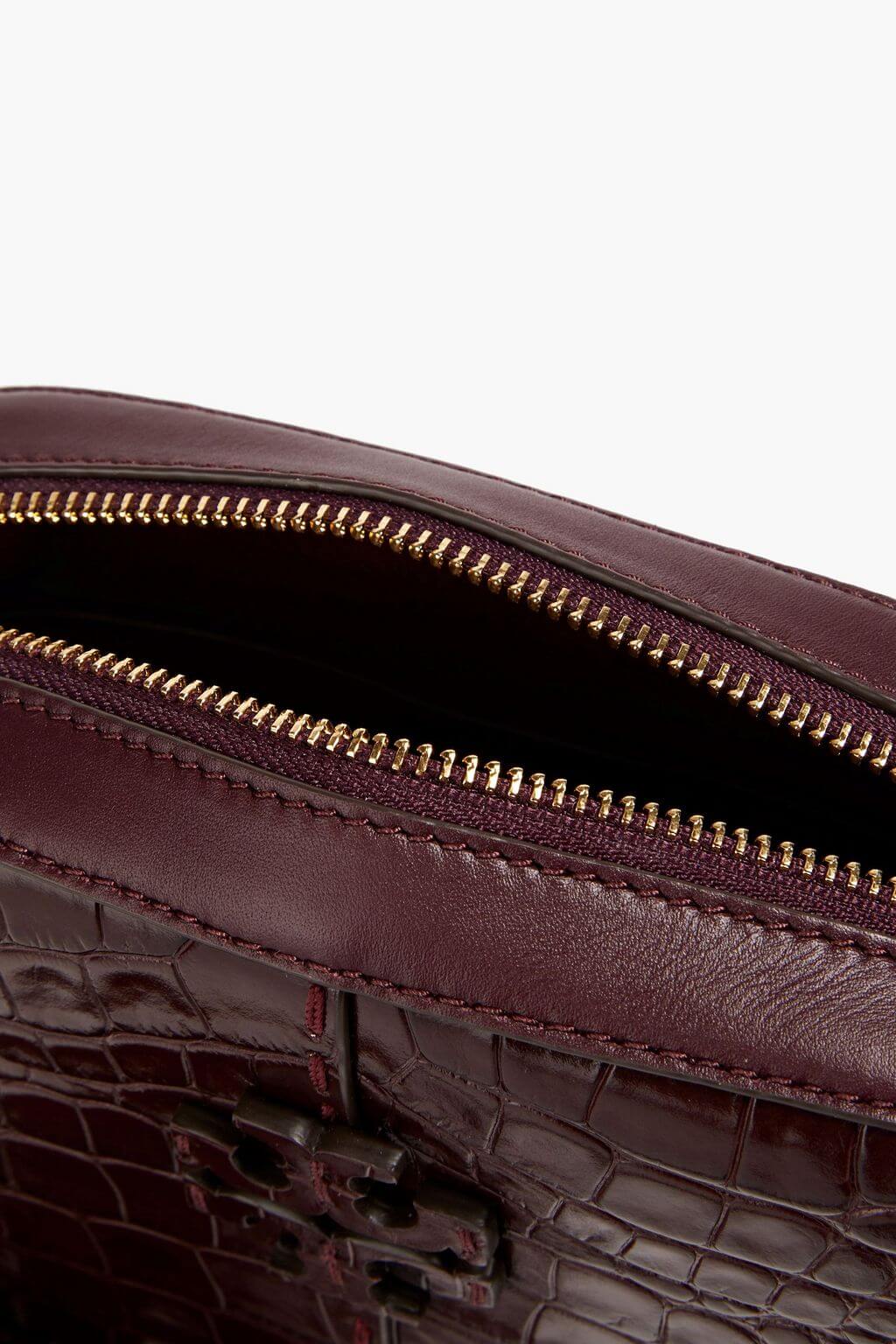 Tory Burch TORY BURCH McGraw croc-effect leather cross-body bag - Bags | Shop From The Mirage