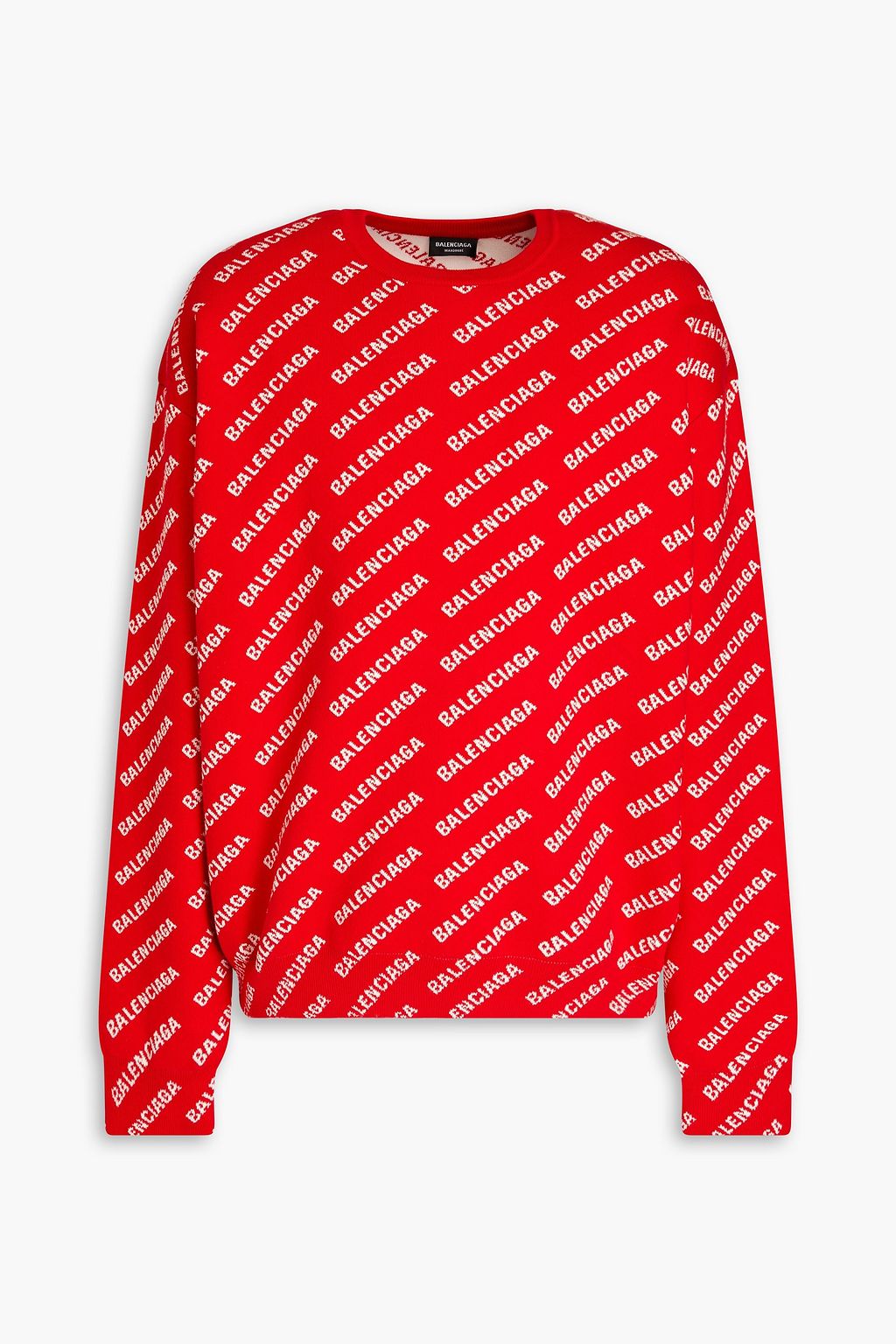 Balenciaga BALENCIAGA Jacquard-knit sweater - Size: XS Sweatshirts | Shop From The Mirage