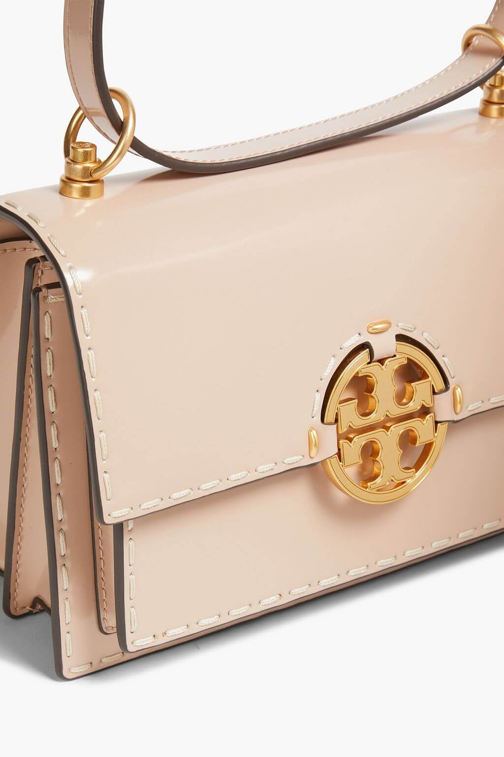Tory Burch TORY BURCH Miller glossed-leather cross-body bag - Bags | Shop From The Mirage