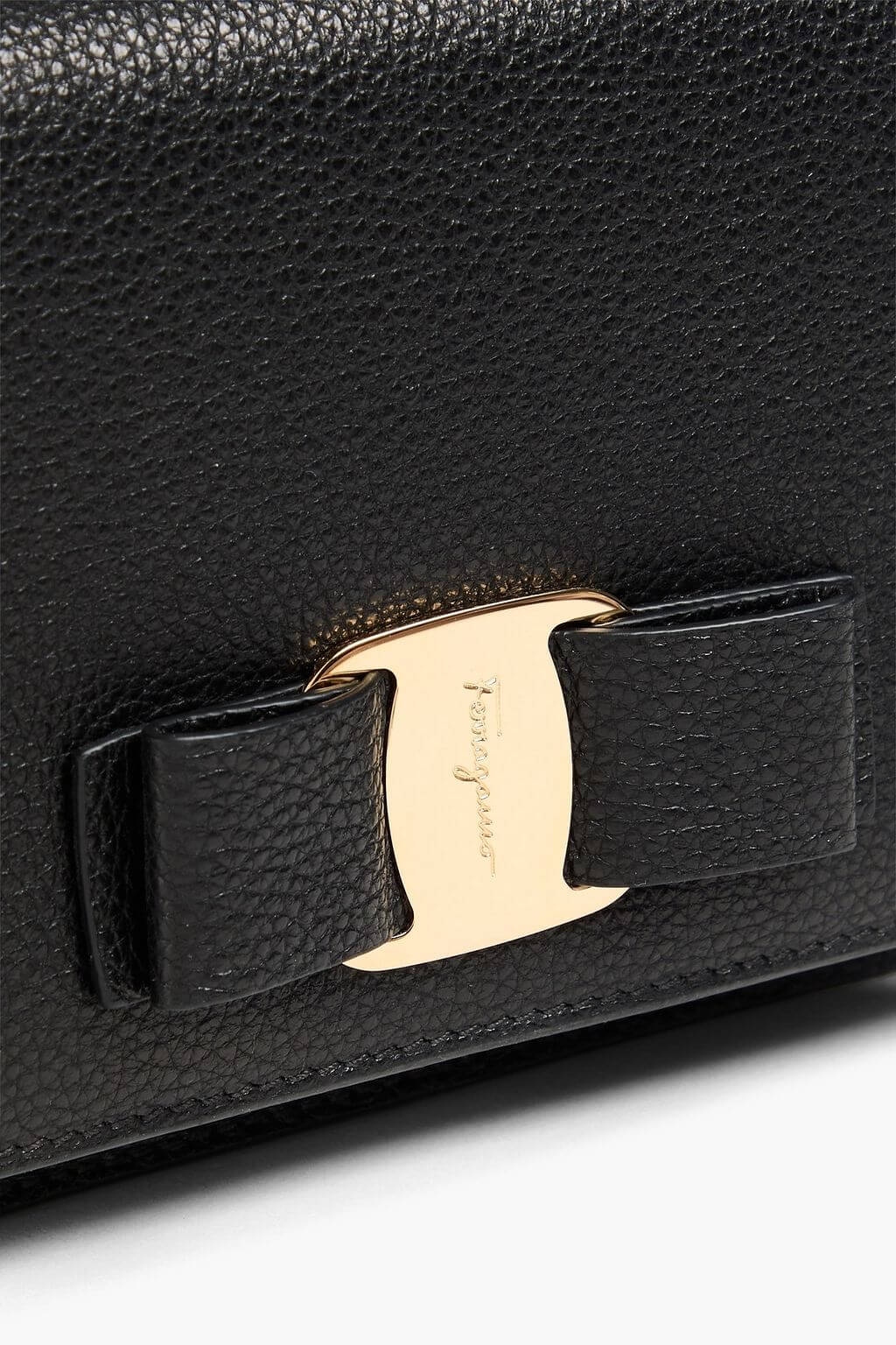 Ferragamo FERRAGAMO Vara pebbled-leather shoulder bag - Bags | Shop From The Mirage
