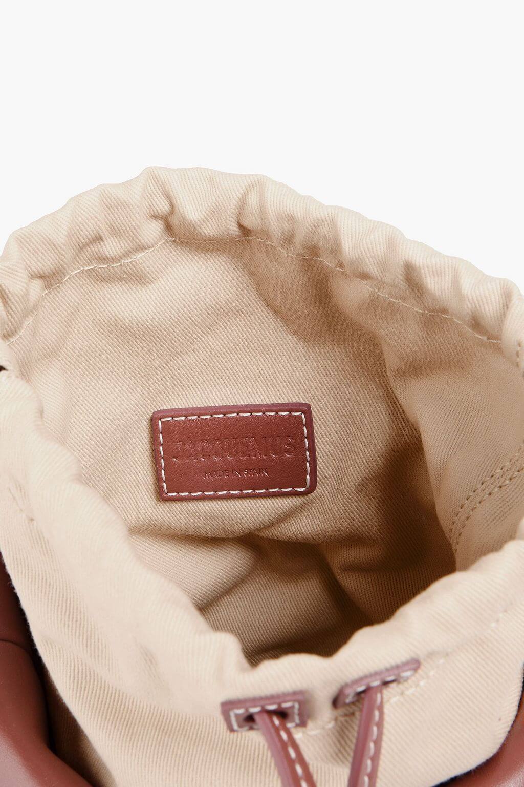 Jacquemus JACQUEMUS Le Panier Seau leather-trimmed wicker bucket bag - Bags | Shop From The Mirage