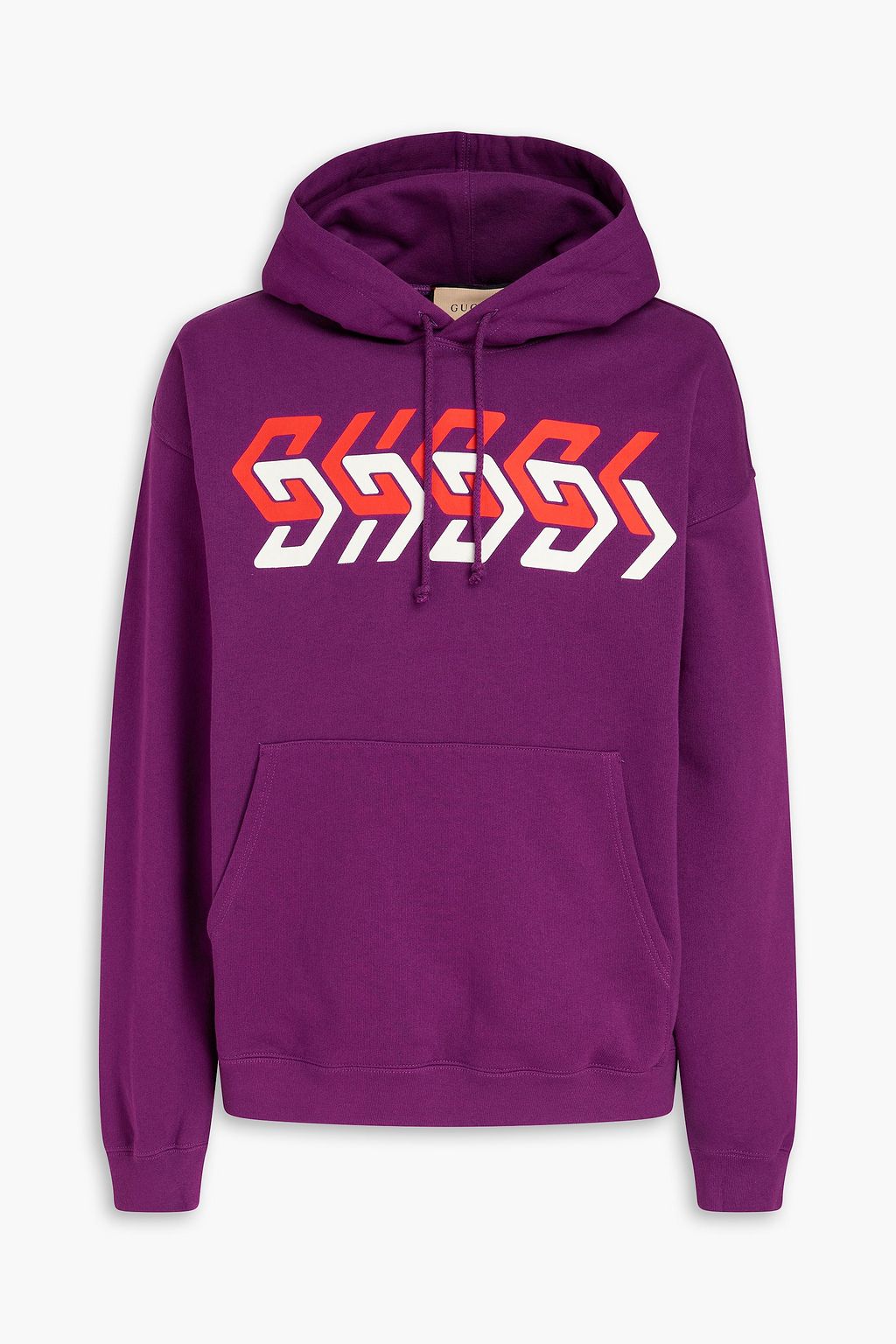 Gucci GUCCI Printed Printed French cotton-terry hoodie - Size: S Hoodies | Shop From The Mirage