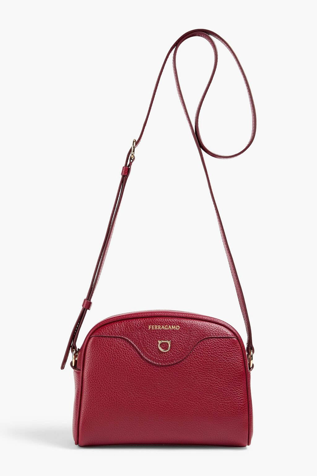 Ferragamo FERRAGAMO Pebbled-leather shoulder bag - Bags | Shop From The Mirage