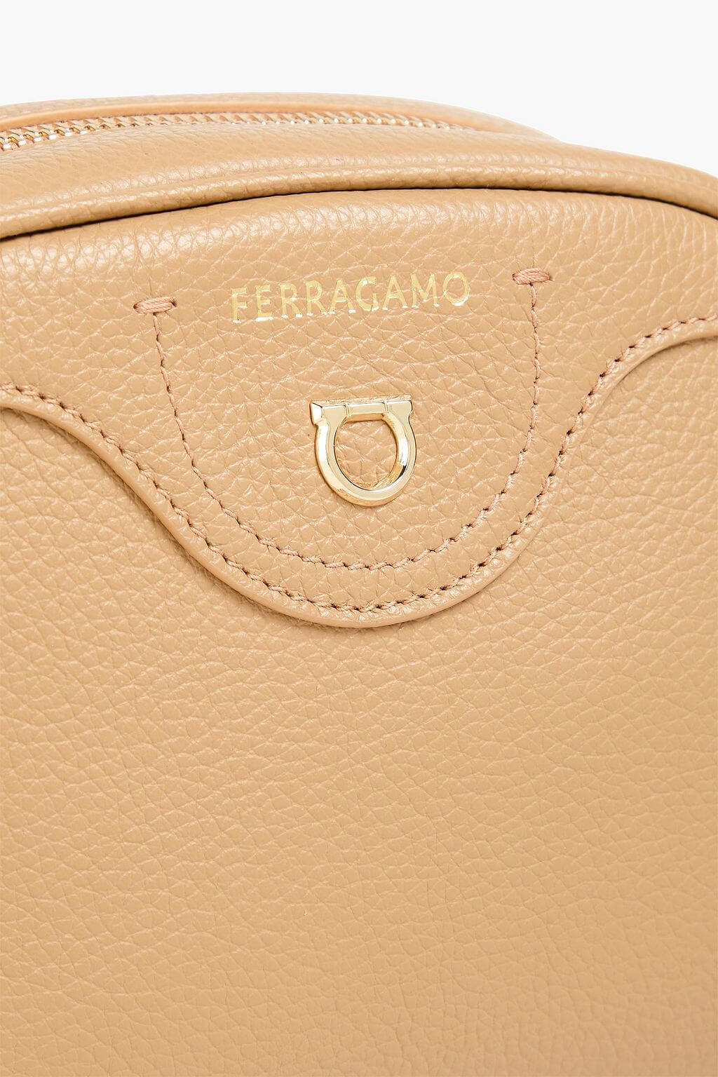Ferragamo FERRAGAMO Pebbled-leather shoulder bag - Bags | Shop From The Mirage