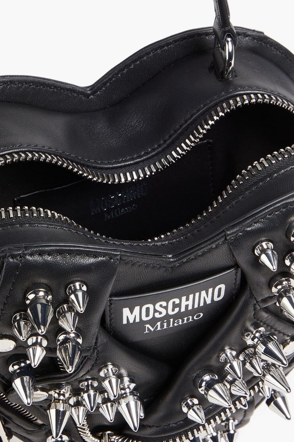 Moschino MOSCHINO Embellished leather tote - Bags | Shop From The Mirage