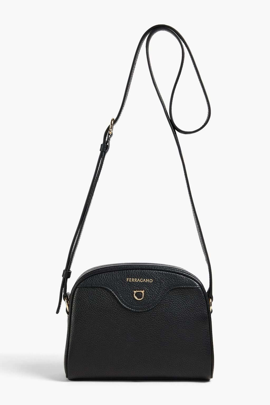 Ferragamo FERRAGAMO Pebbled-leather shoulder bag - Bags | Shop From The Mirage