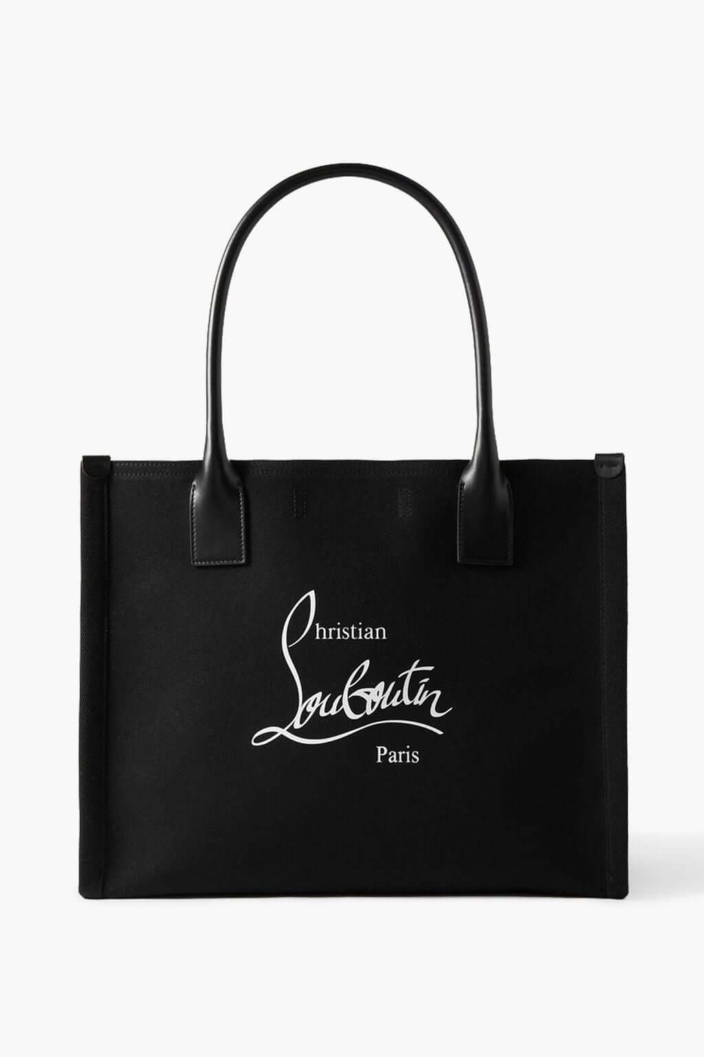 Christian Louboutin CHRISTIAN LOUBOUTIN Nastroloubi large leather-trimmed printed canvas tote - Bags | Shop From The Mirage
