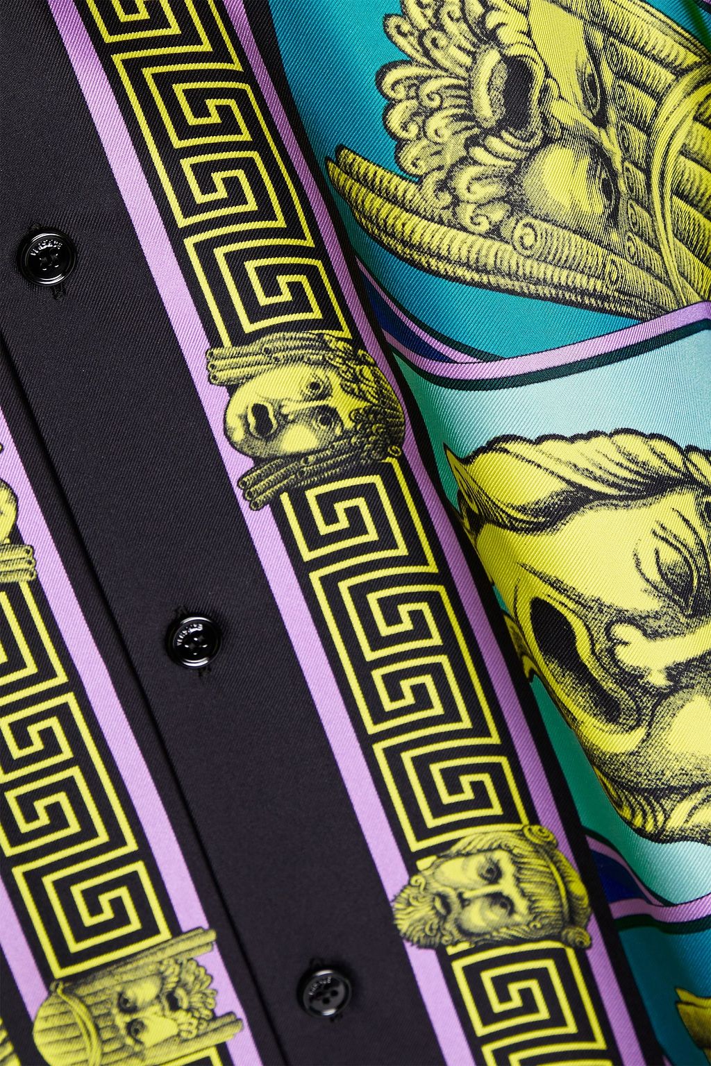 Versace VERSACE Printed silk-twill shirt - Size: S Shirts | Shop From The Mirage