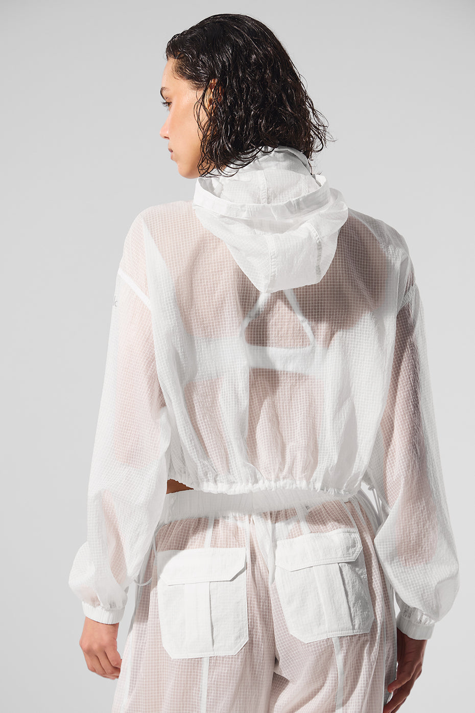 Cropped Game Time Full Zip Jacket