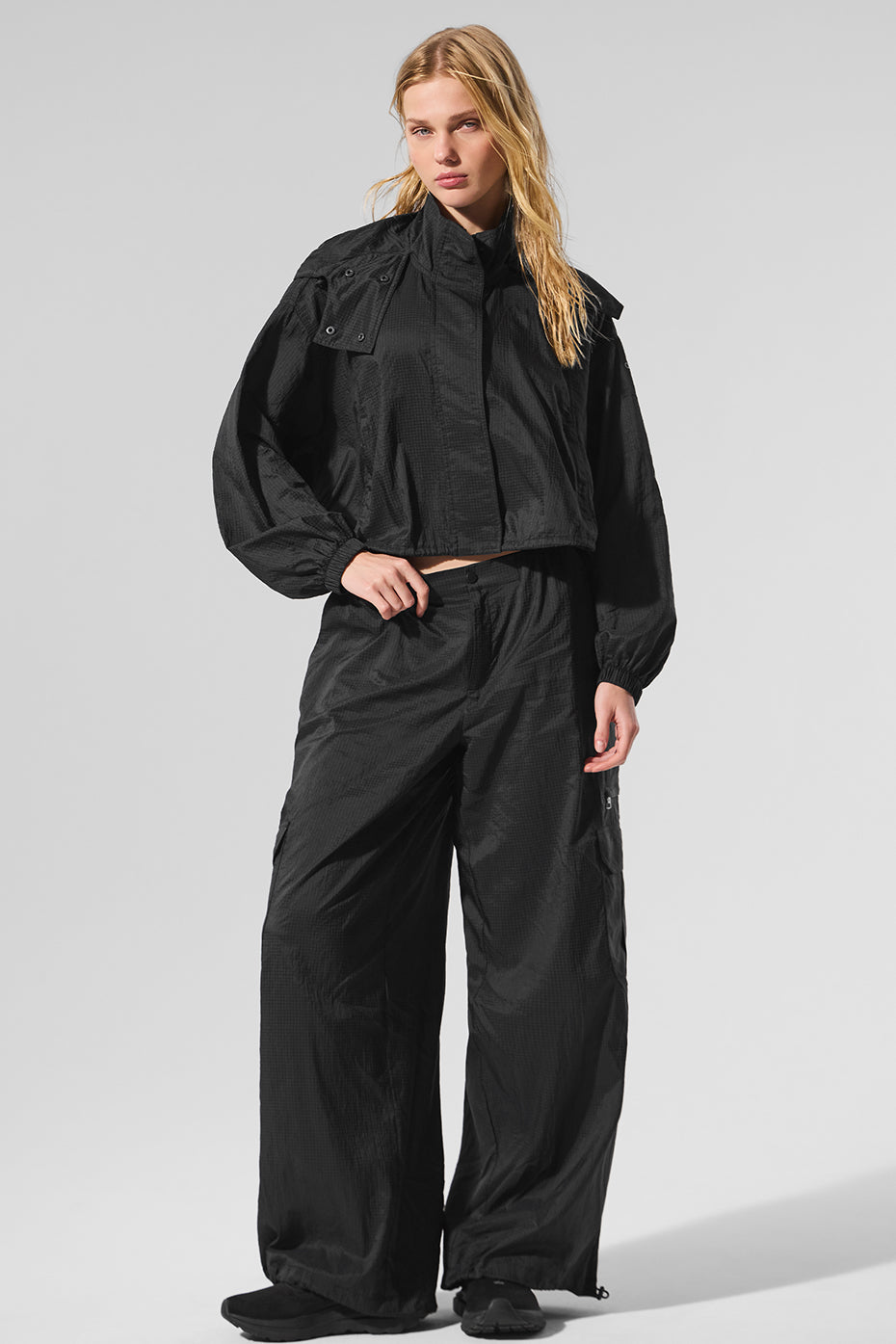 Cropped Game Time Full Zip Jacket