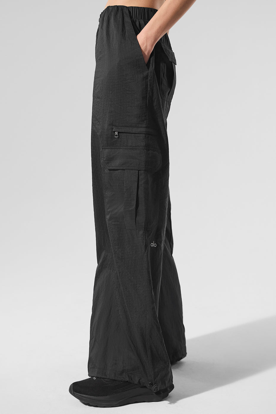Sheer Game Time Wide Leg Jogger