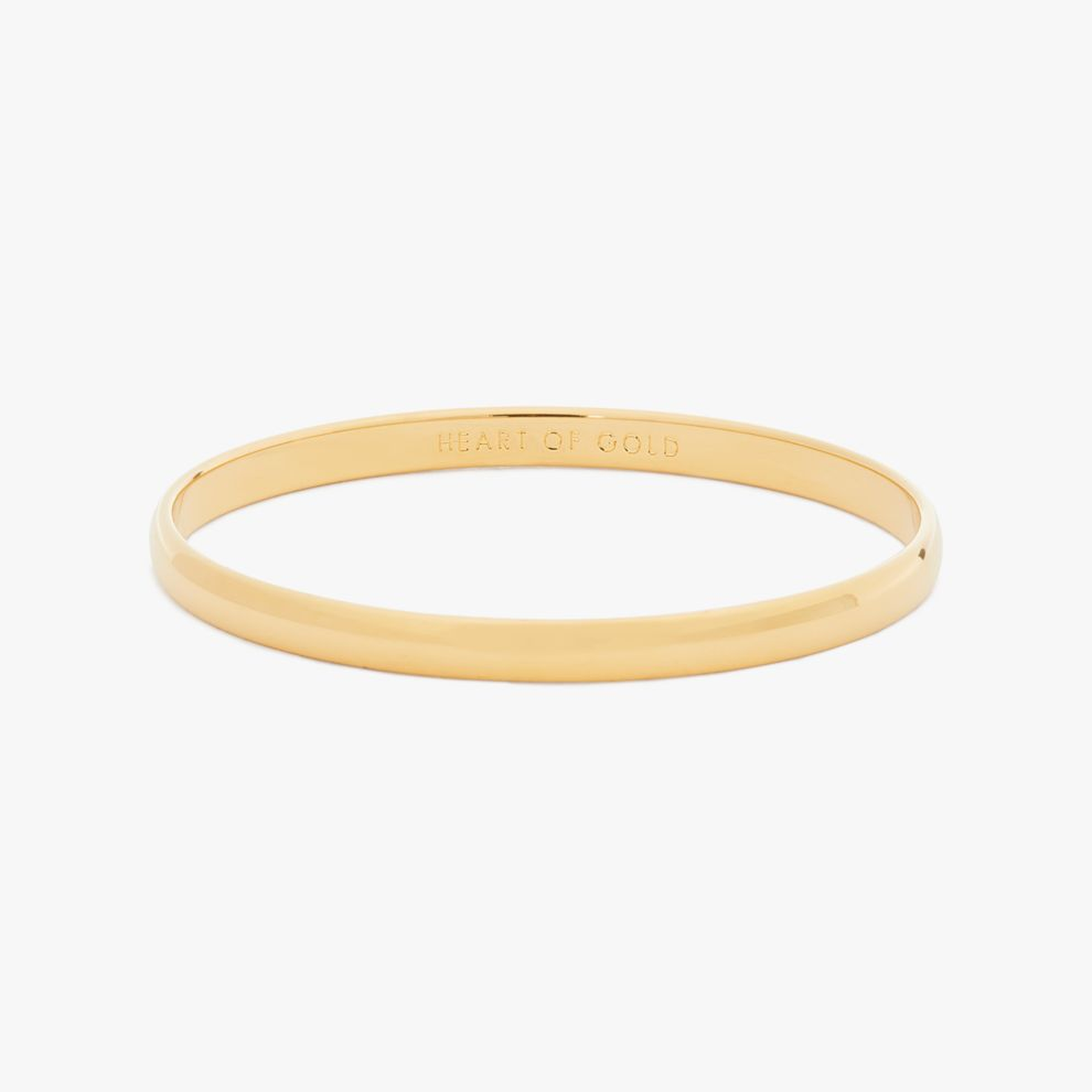 Heart Of Gold Idiom Bangle