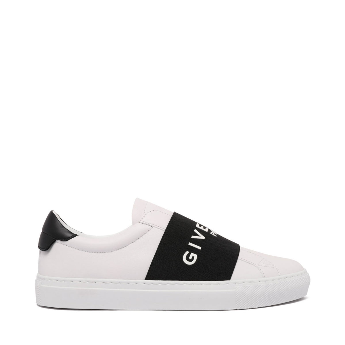 White and Black Urban Street Leather Sneaker