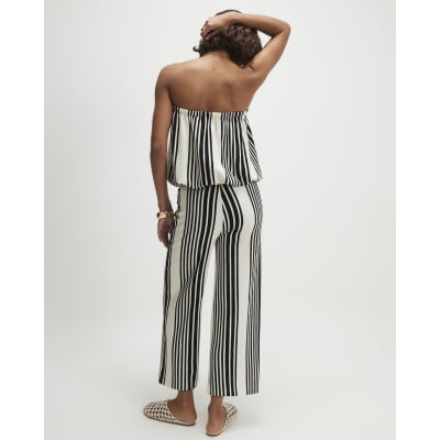 White Stripe Culottes