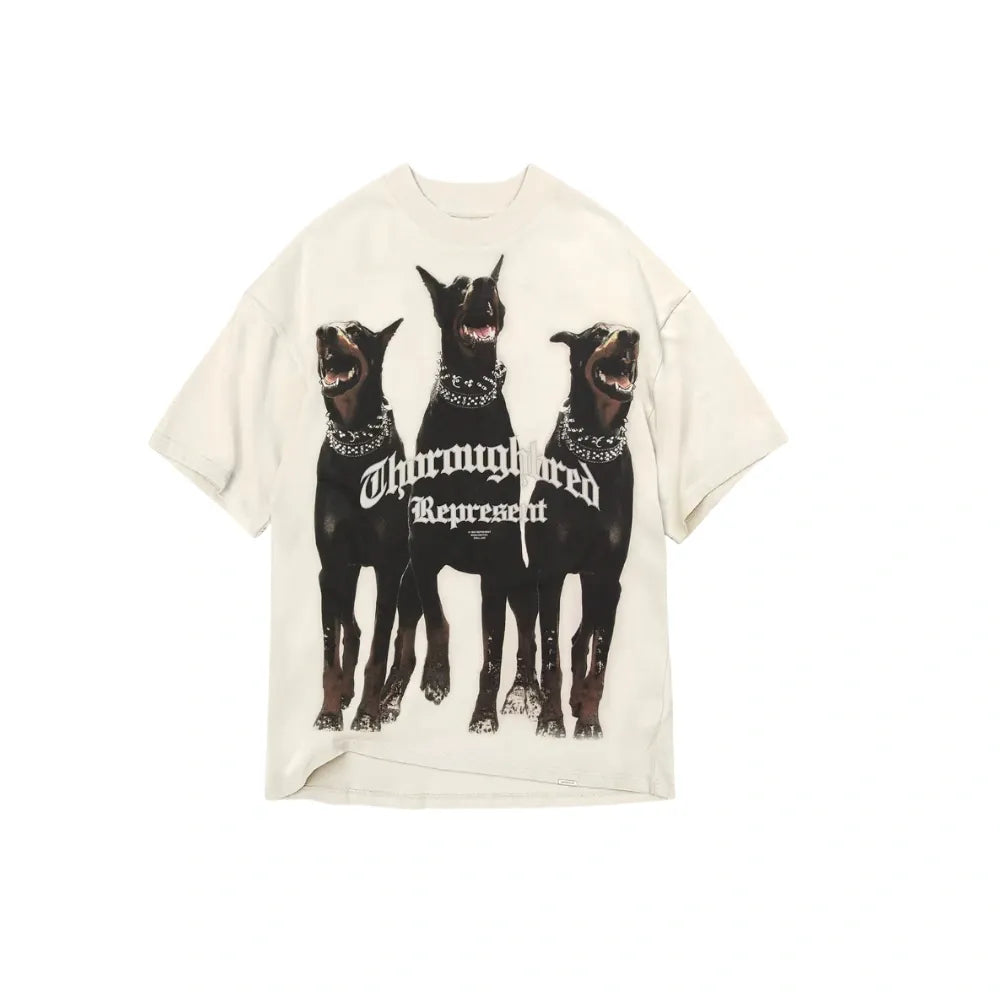 Represent Thoroughbred T-Shirt Vintage WHITE