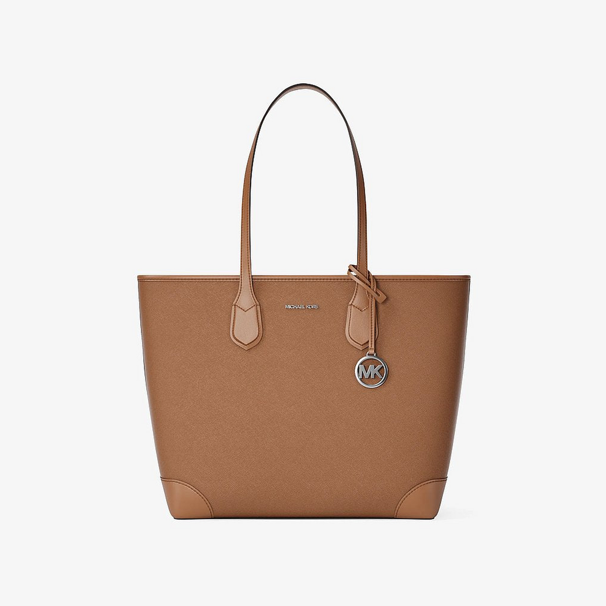 Eva Large Saffiano Leather Tote Bag